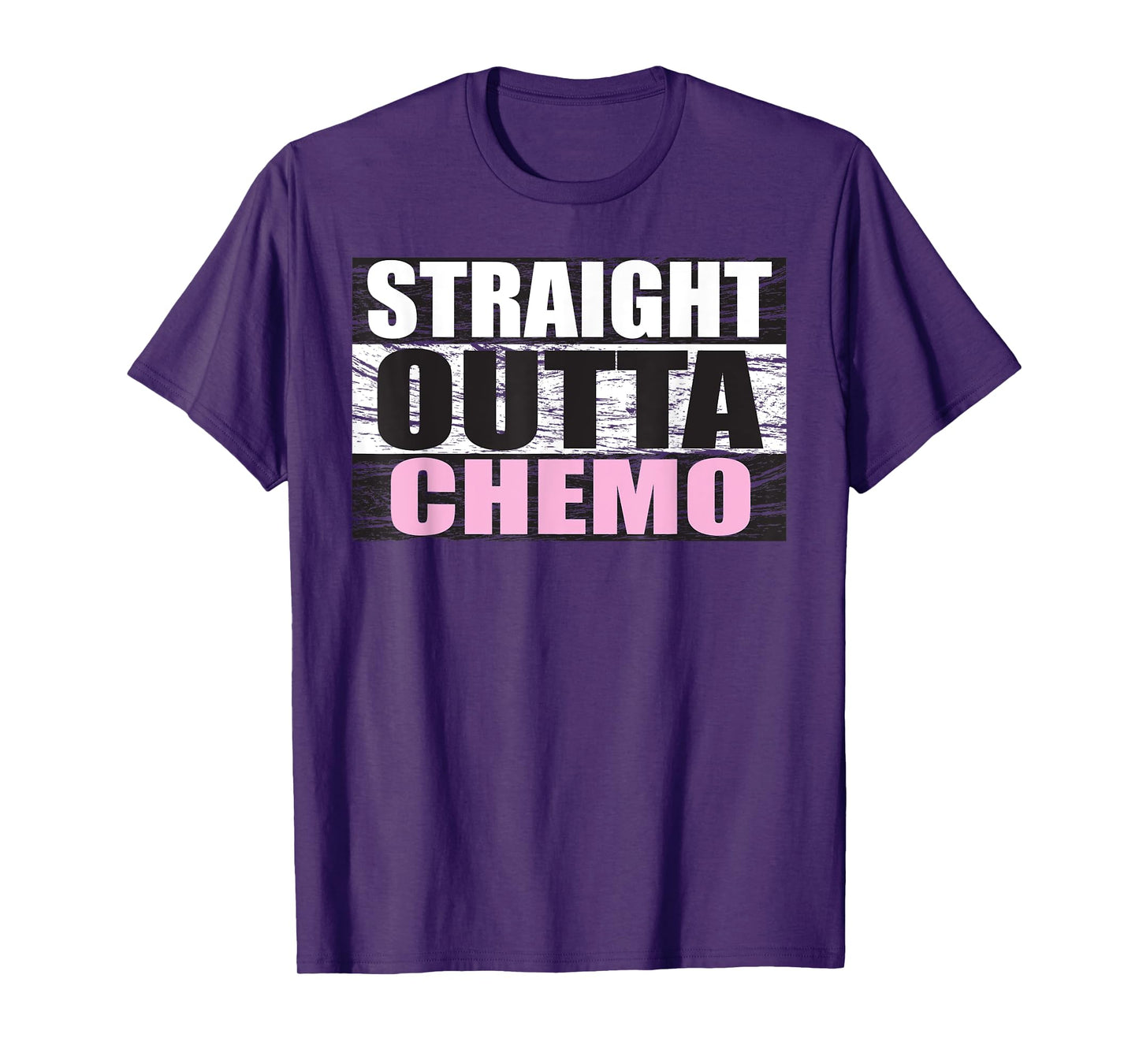 Straight Outta Chemo T-Shirt | Funny Chemotherapy Gift T-Shirt