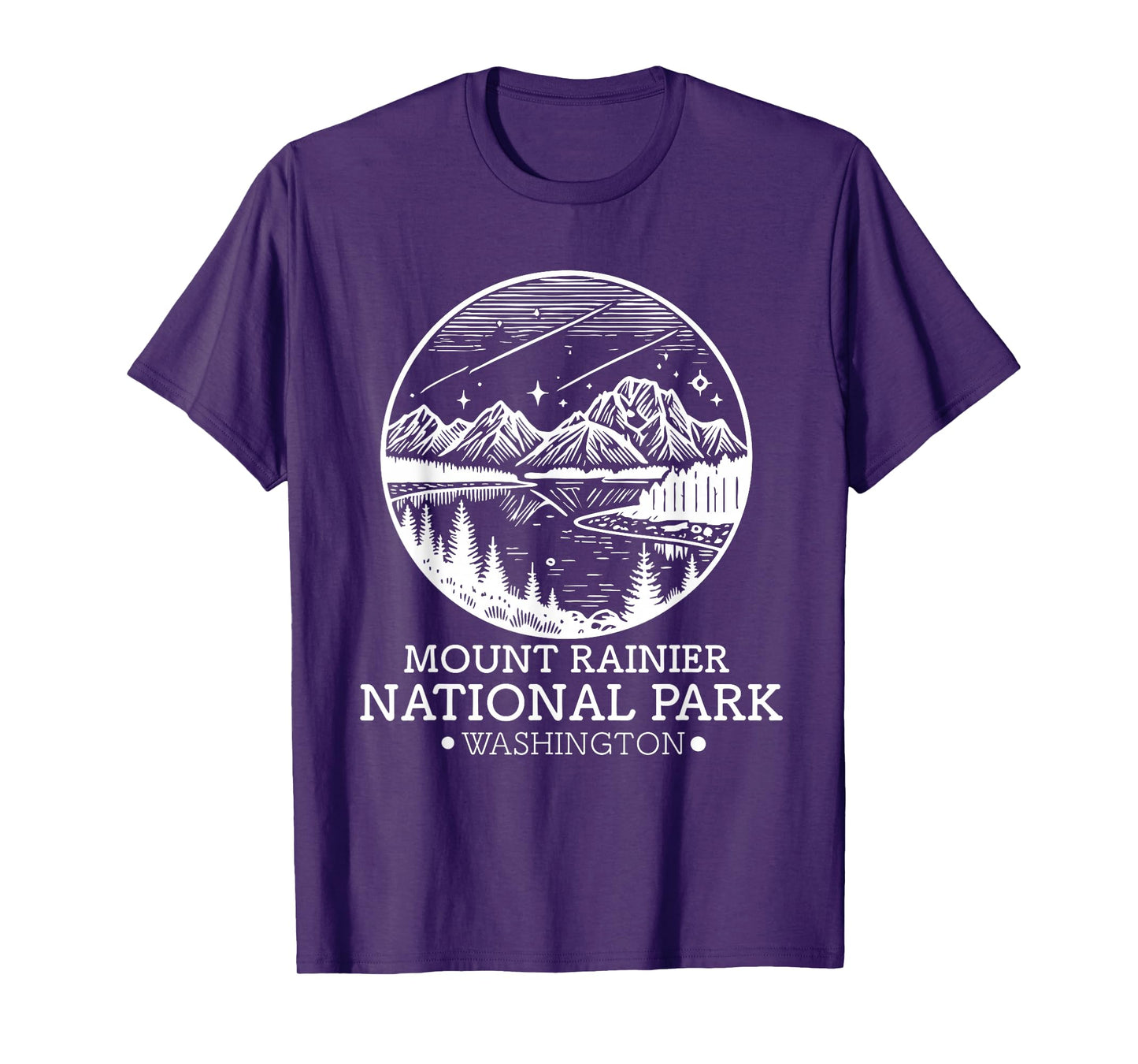Mount Rainier National Park Washington Souvenir Men Women T-Shirt