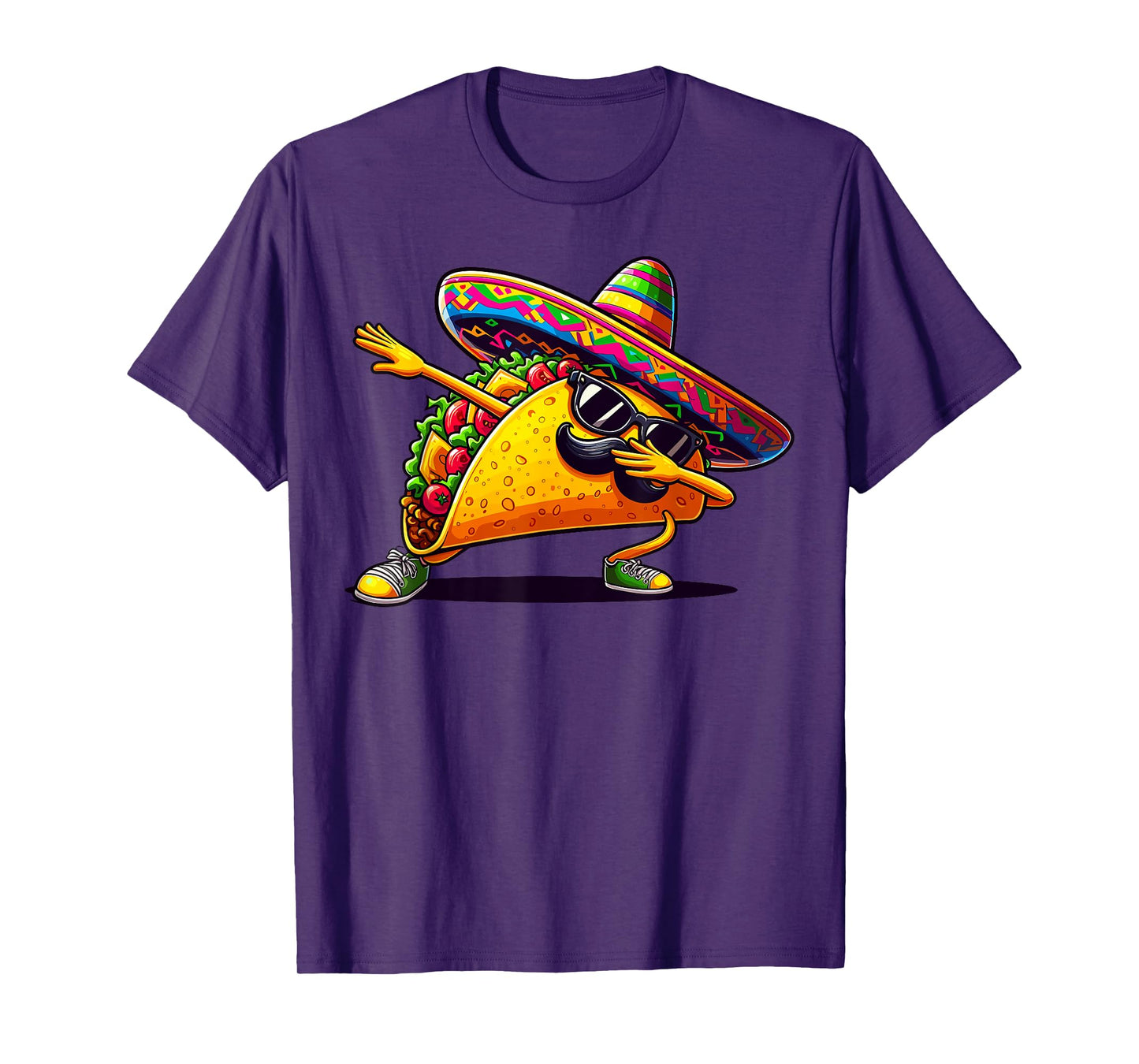 Dabbing Taco Cinco de Mayo - Funny Mexican Food Dab T-Shirt
