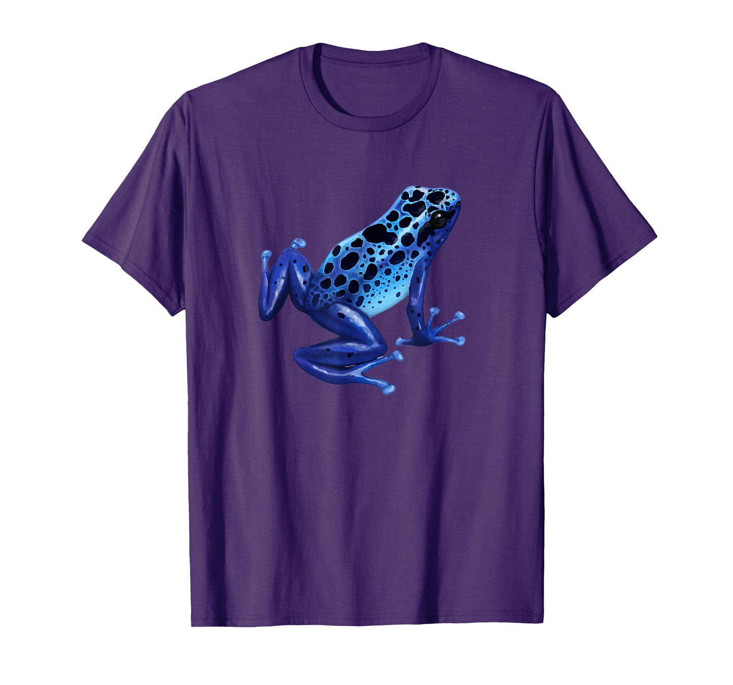 Blue Poison Dart Frog Tee Colorful Design Nature Lover T-Shirt