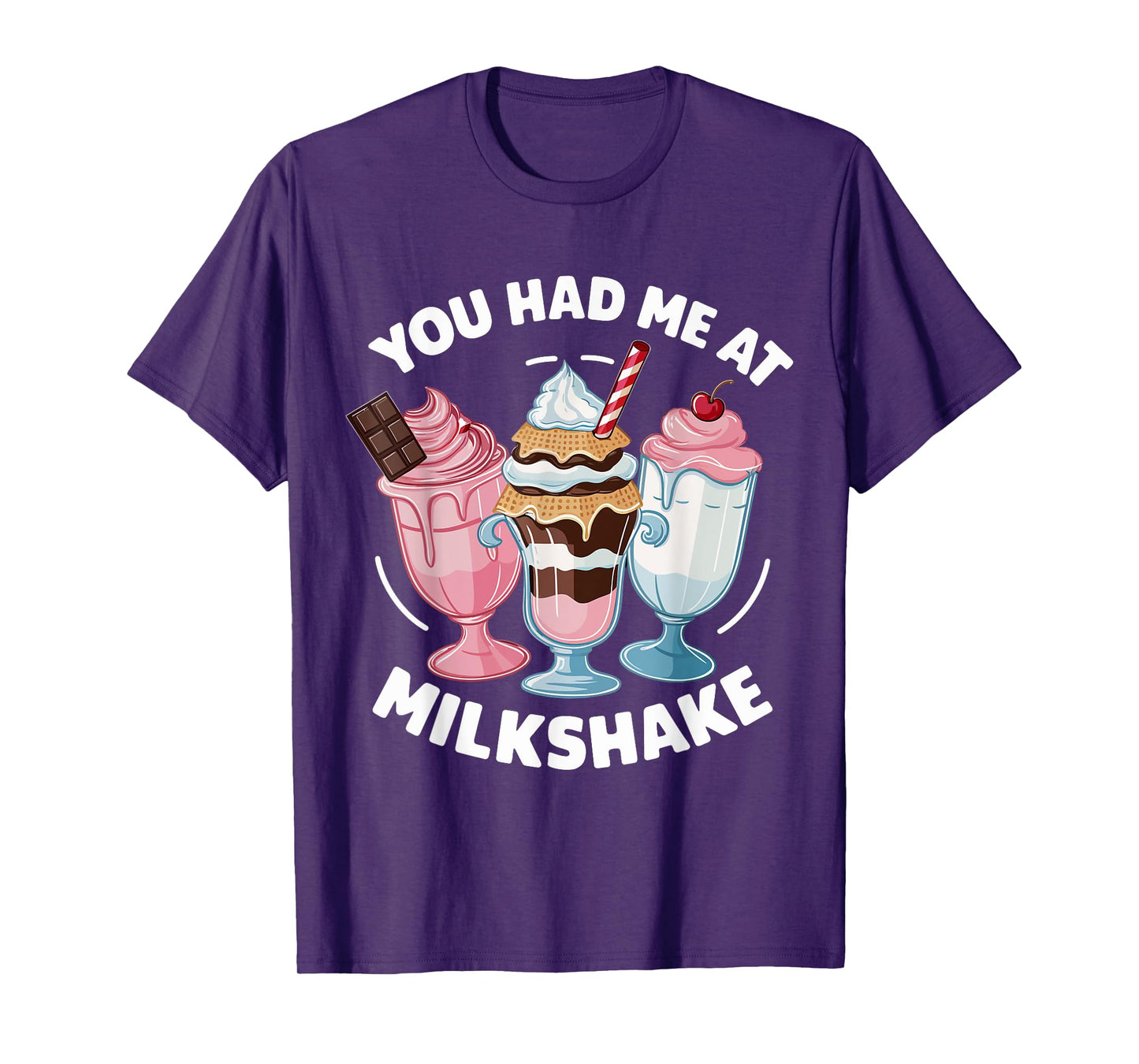 You Had Me at Milkshake Cute Milkshake Trio T-Shirt