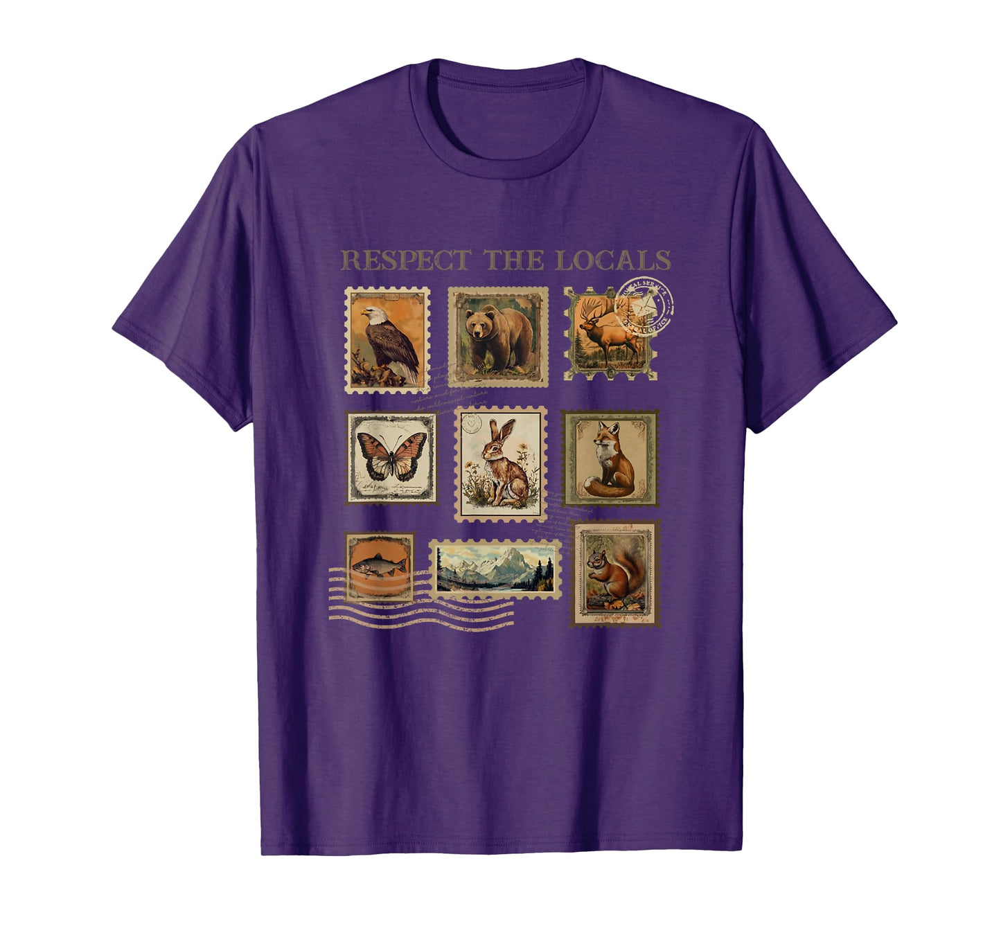 Respect The Locals Wildlife Nature Animal Lover T-Shirt