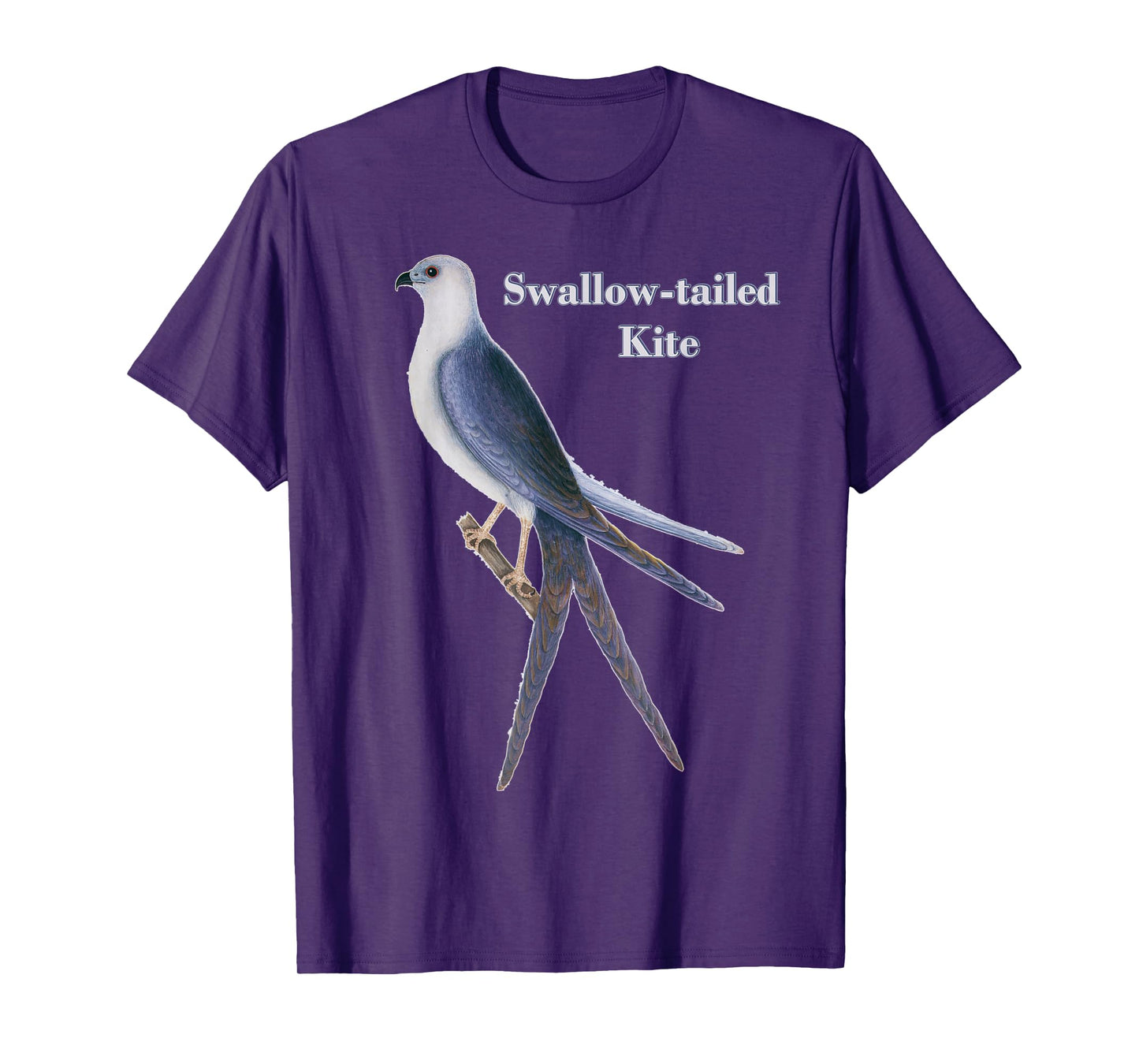 Swallow-tailed Kite Bird Drawing T-Shirt