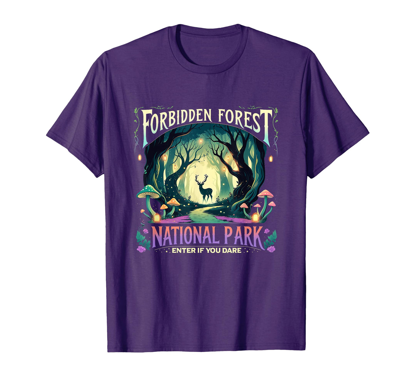 Forbidden Forest National Park Fantasy Tee T-Shirt