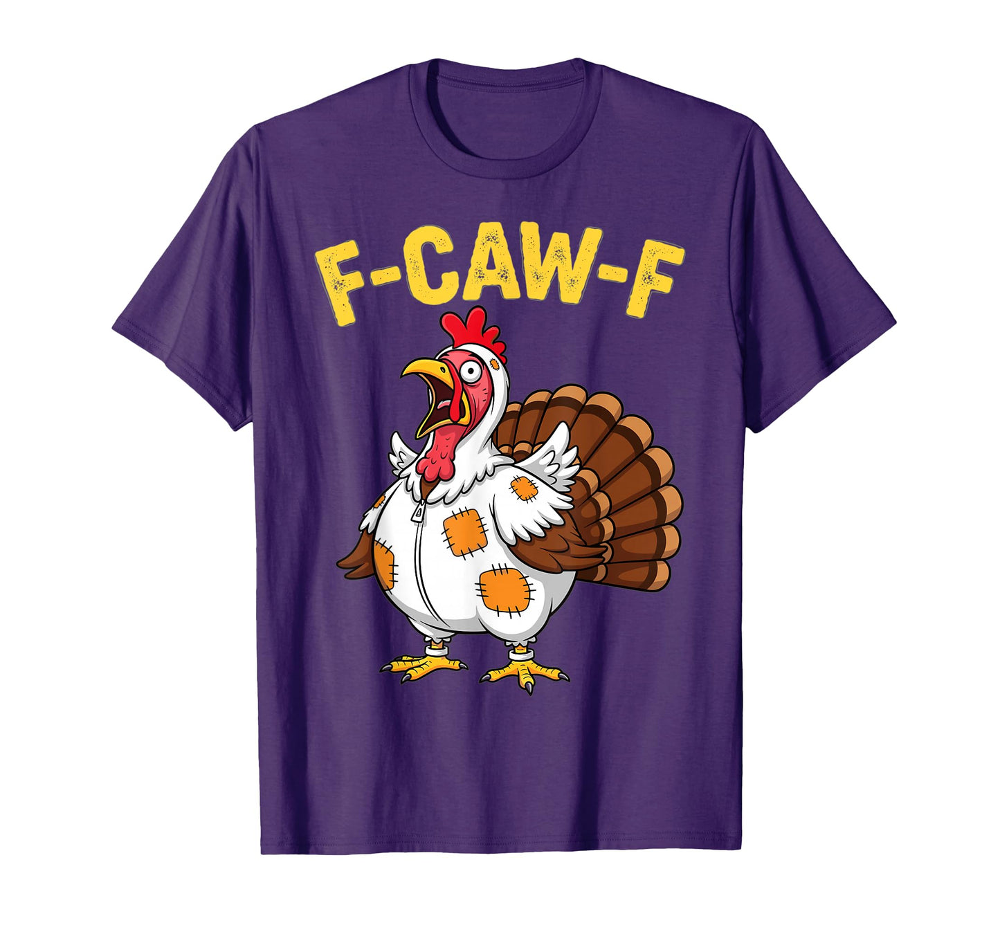 Thanksgiving Funny Chicken Dressed As Turkey Humor T-Shirt