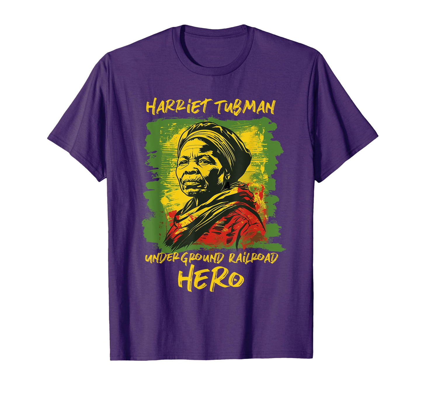 Harriet Tubman Underground Railroad Hero Black History T-Shirt