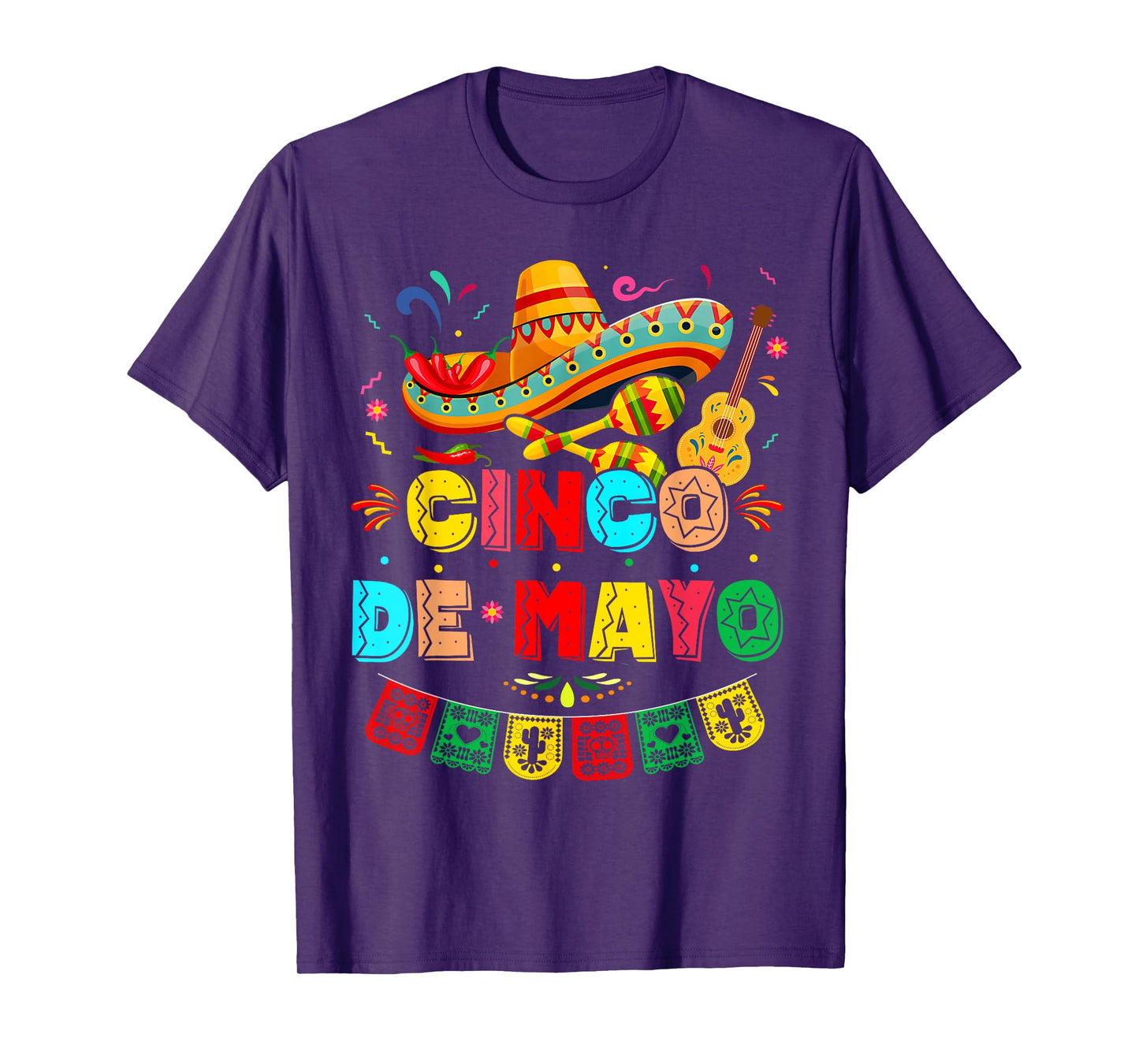 Cinco De Mayo Mexican Fiesta 5 De Mayo Mens Womens Kids T-Shirt