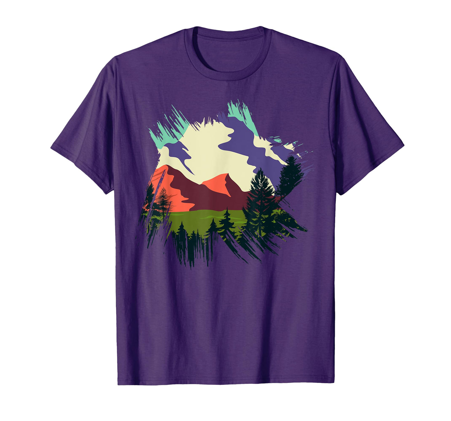 Timeless Mountain, Nature Trees and Forest T-Shirt