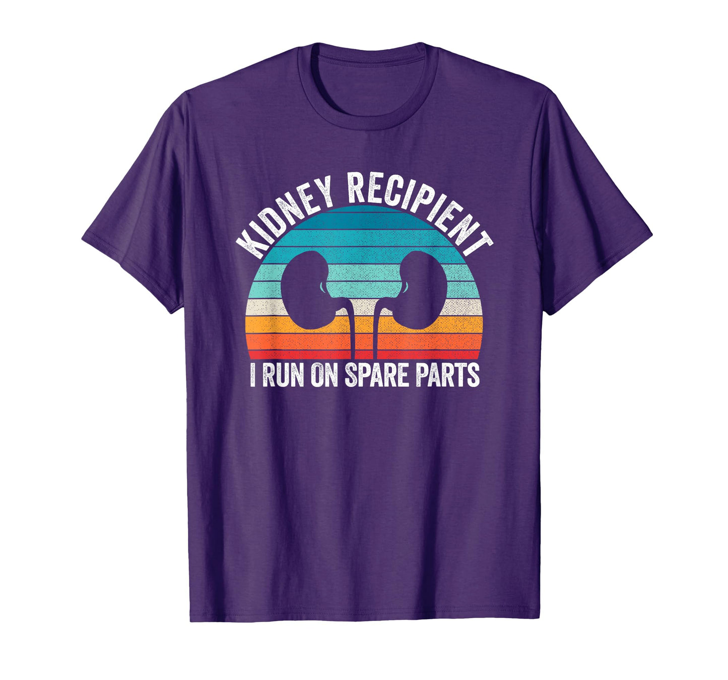 I Run On Spare Parts Kidney Recipient Transplant Awareness T-Shirt