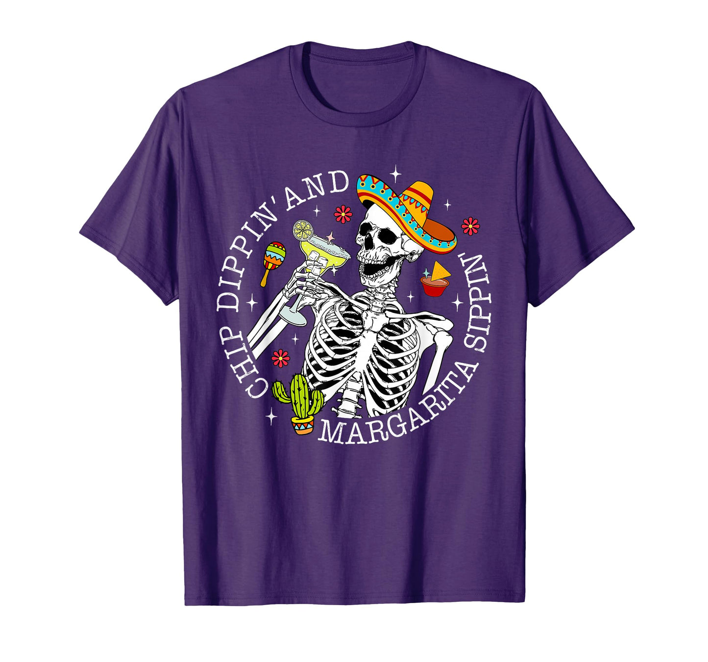 Chip Dippin And Margarita Sippin Cinco De Mayo Drinking T-Shirt