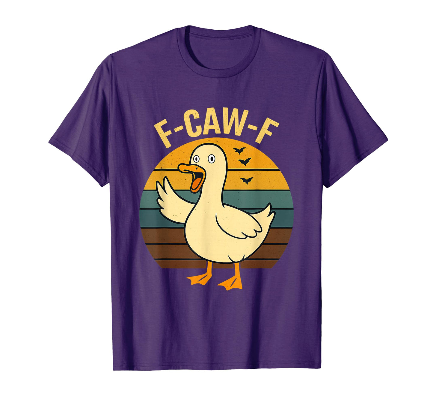 F-Caw-F Funny Goose Meme Humor Quote Halloween T-Shirt
