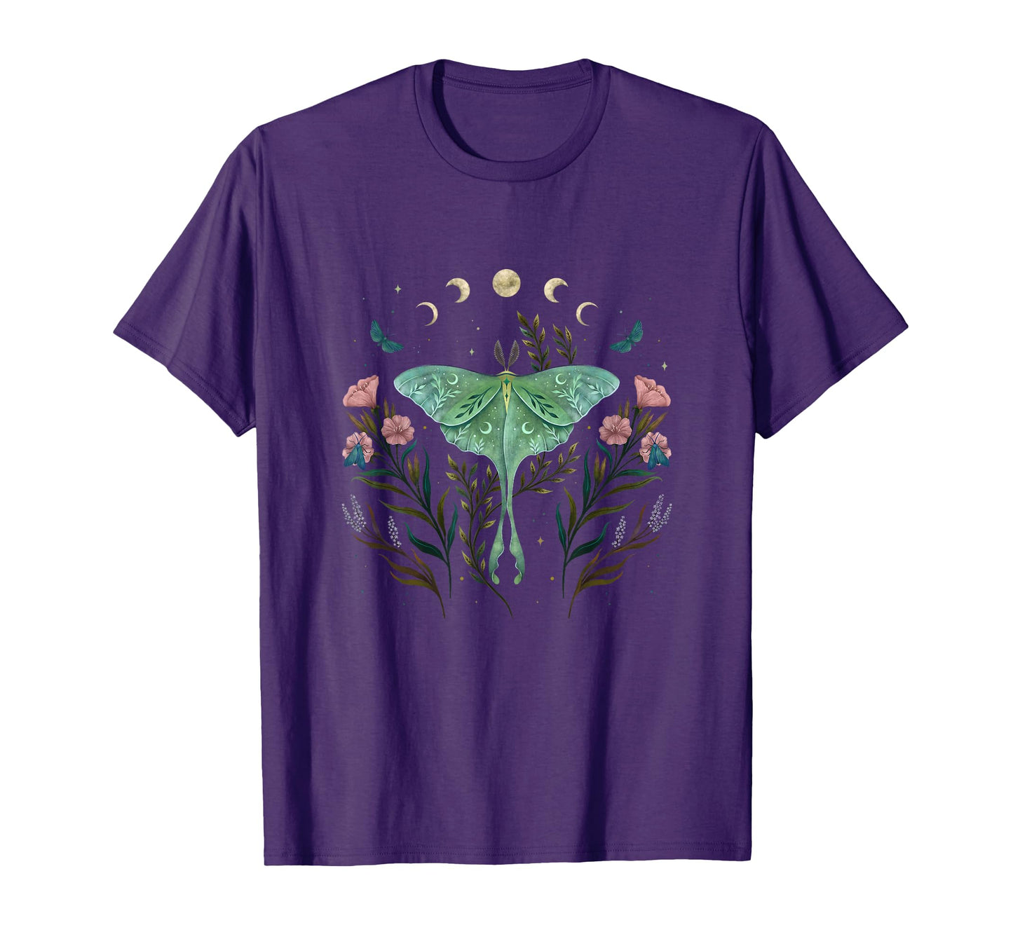 Episodic Drawing Art, Luna and Forester, Moon Moth Butterfly T-Shirt