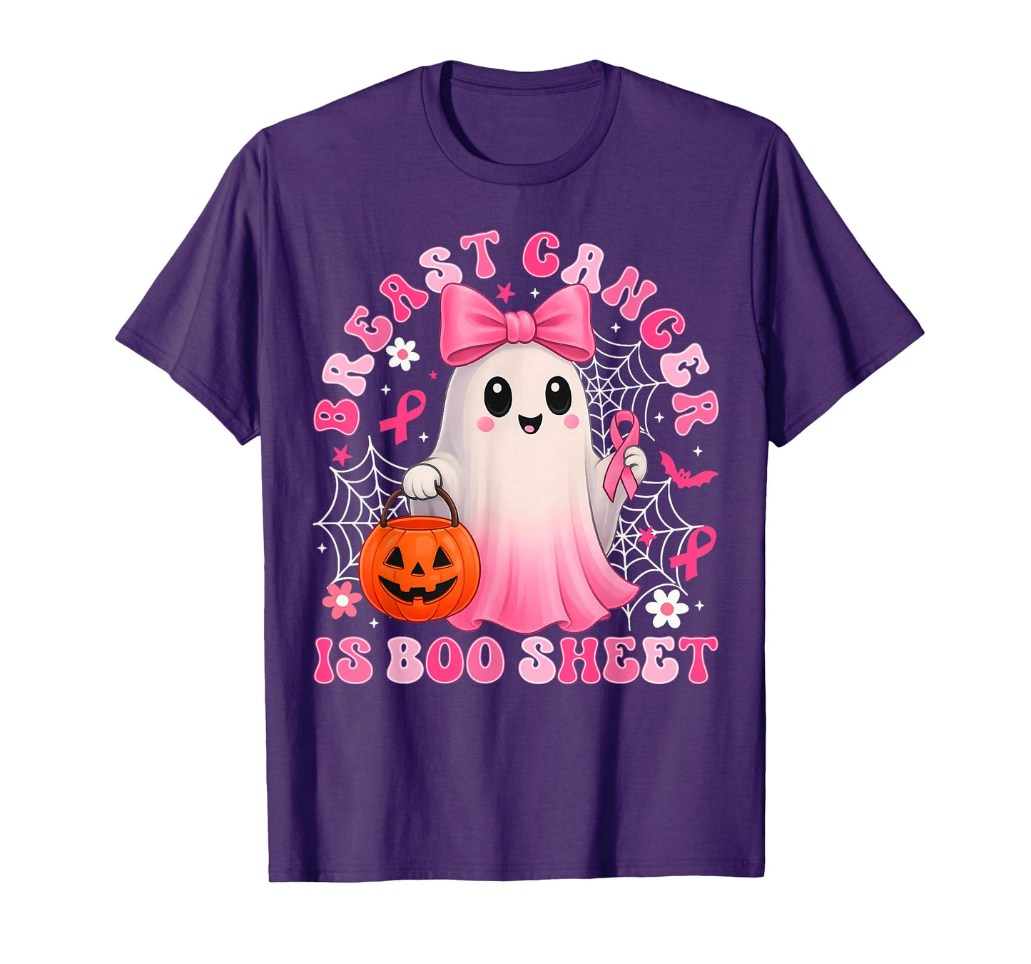 Breast Cancer is Boo Sheet Halloween Breast Cancer Awareness T-Shirt