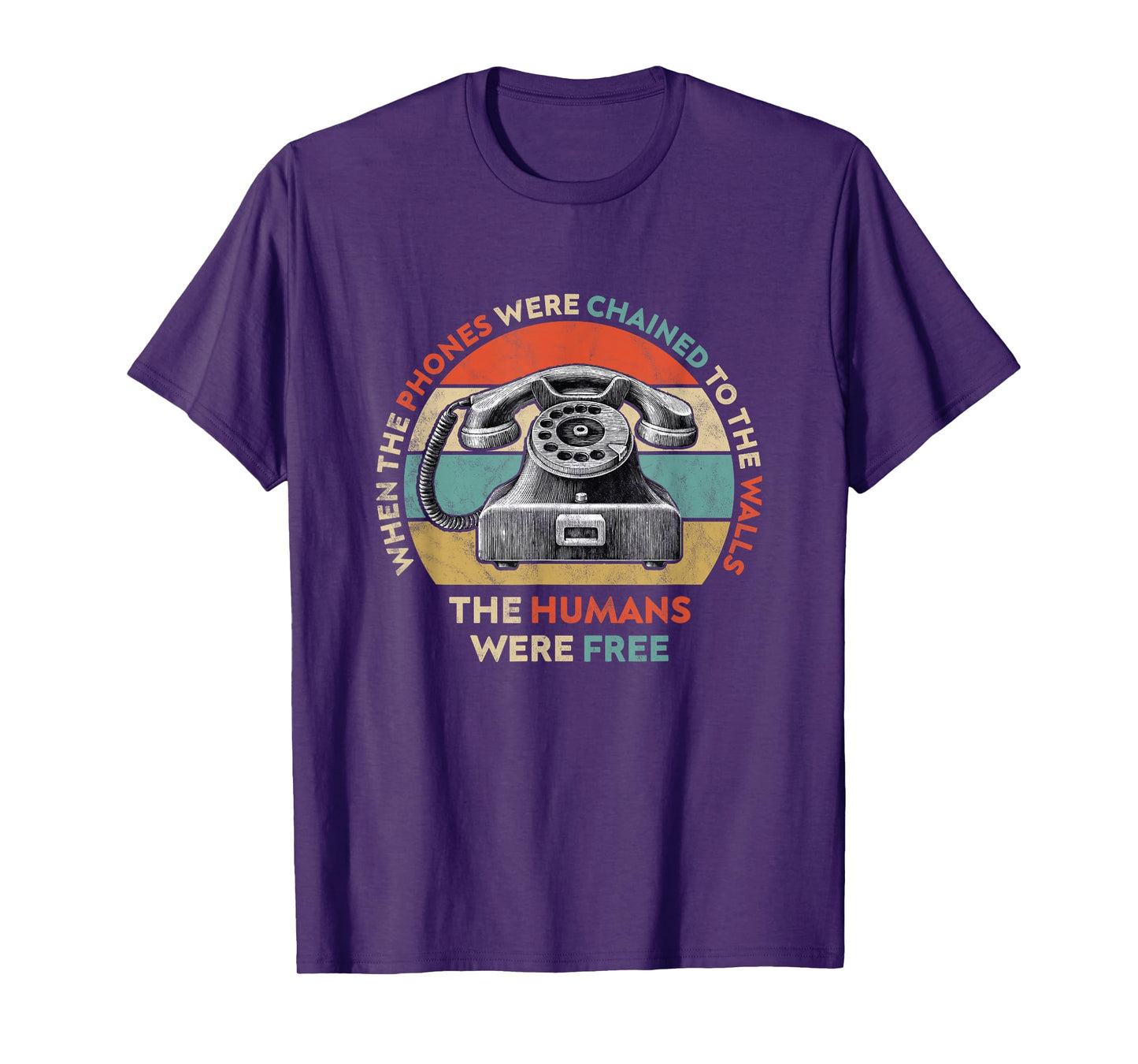Funny Sarcastic Anti Cell Phone Grandparent Saying Luddite T-Shirt