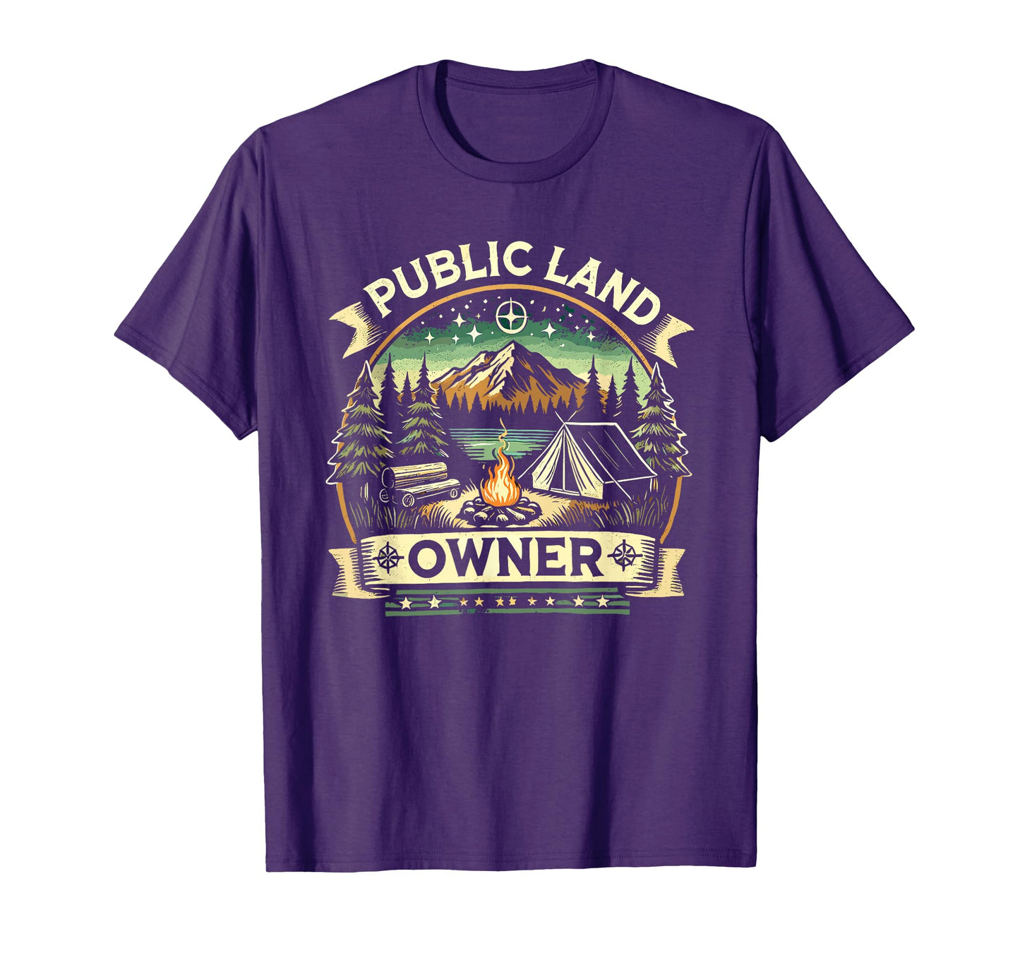 Public Land Owner Outdoor Camping T-Shirt