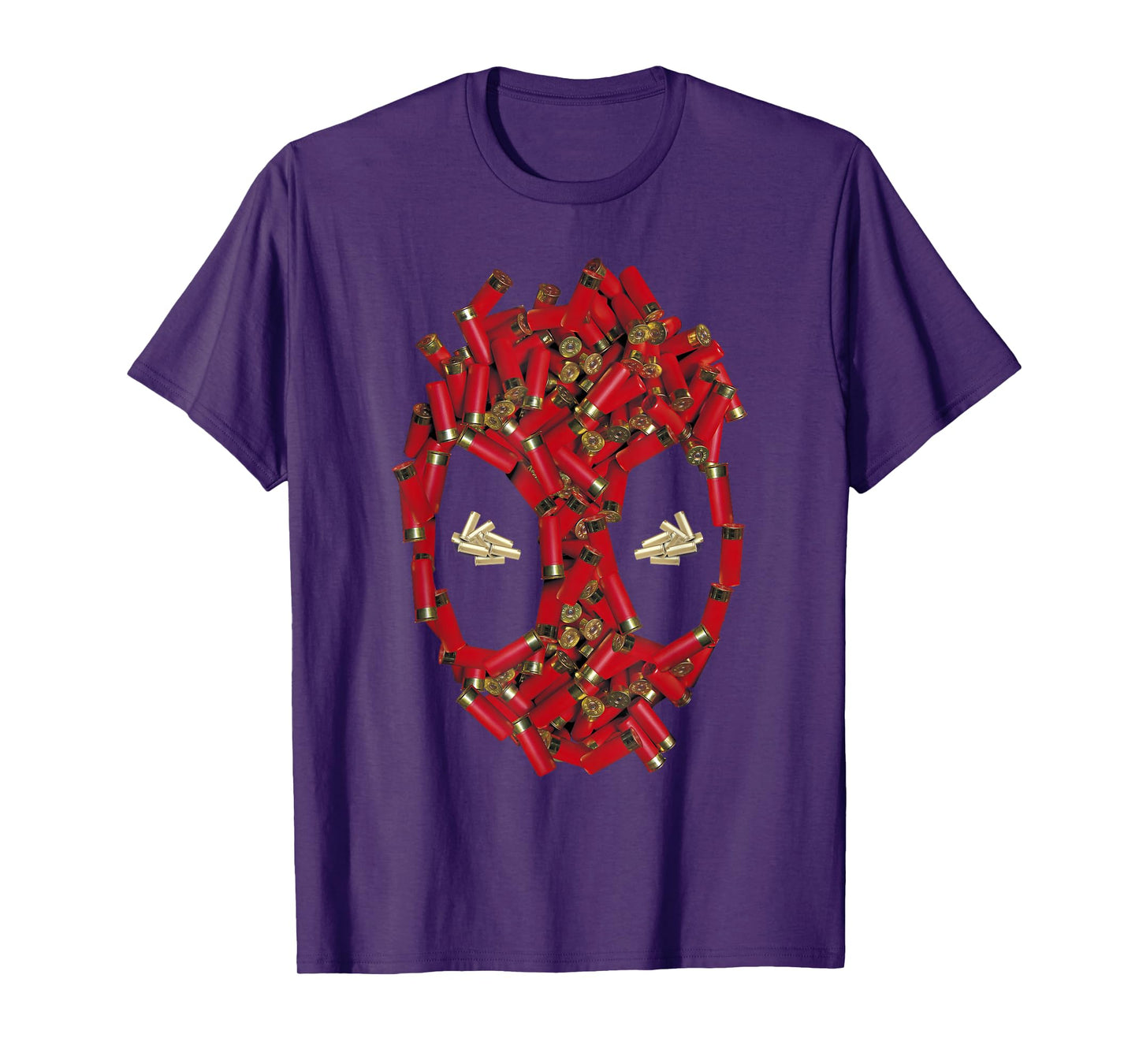 Marvel Comics Deadpool Shotgun Shell Big Face T-Shirt