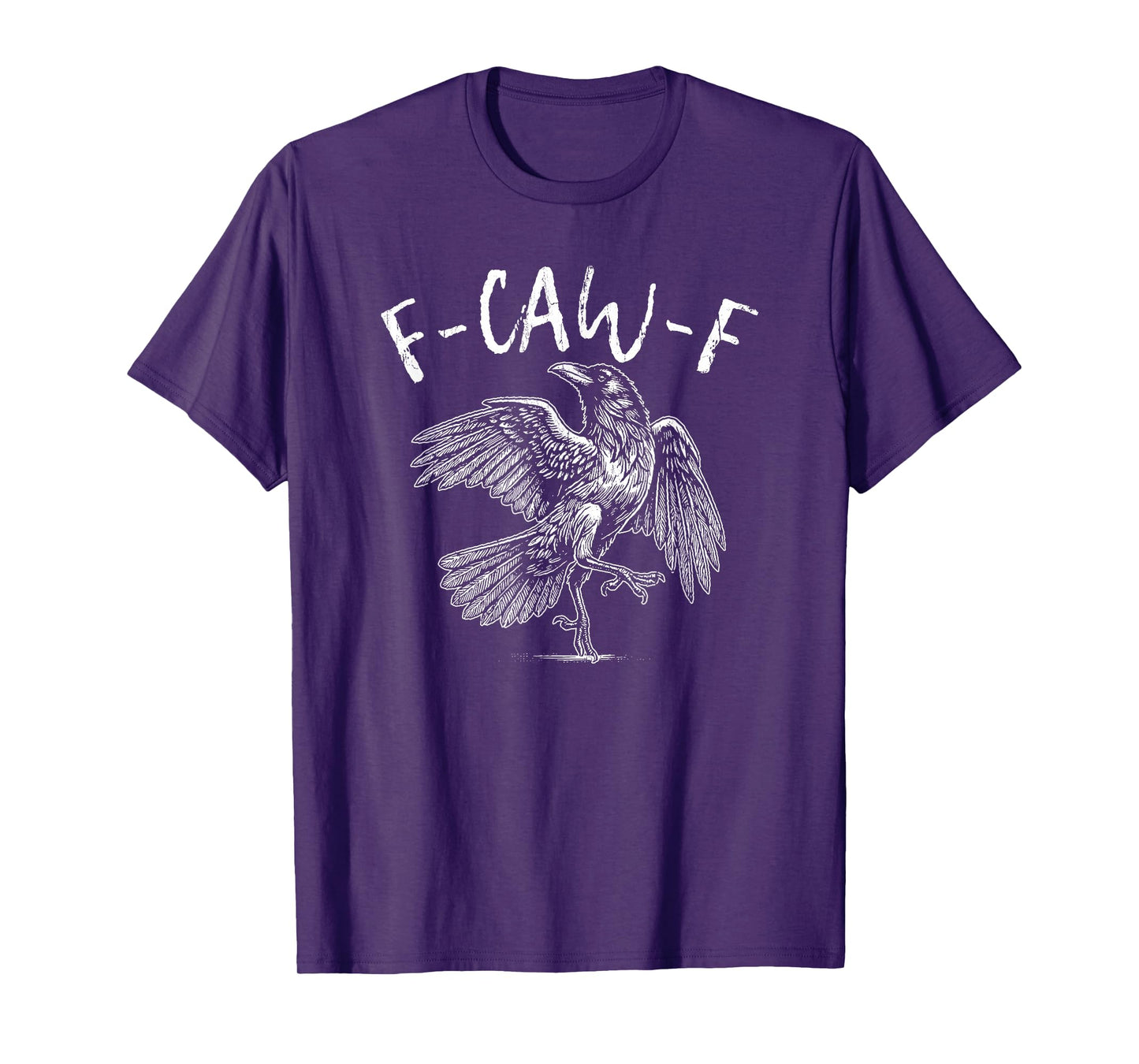 F-Caw-F Crow, Funny Crow, Black Crow, Funny Halloween T-Shirt