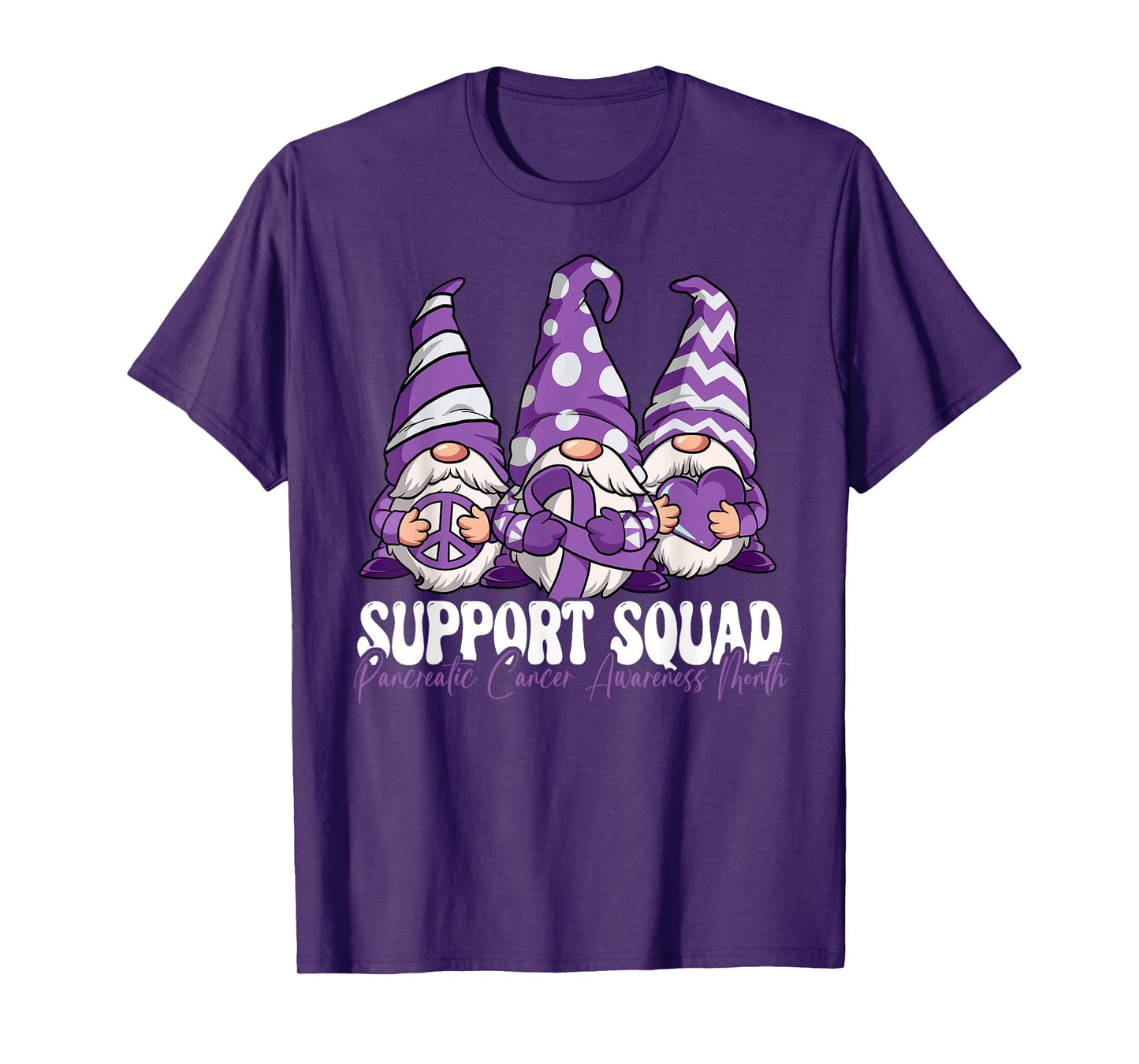 Support Squad Pancreatic Cancer Awareness Month T-Shirt