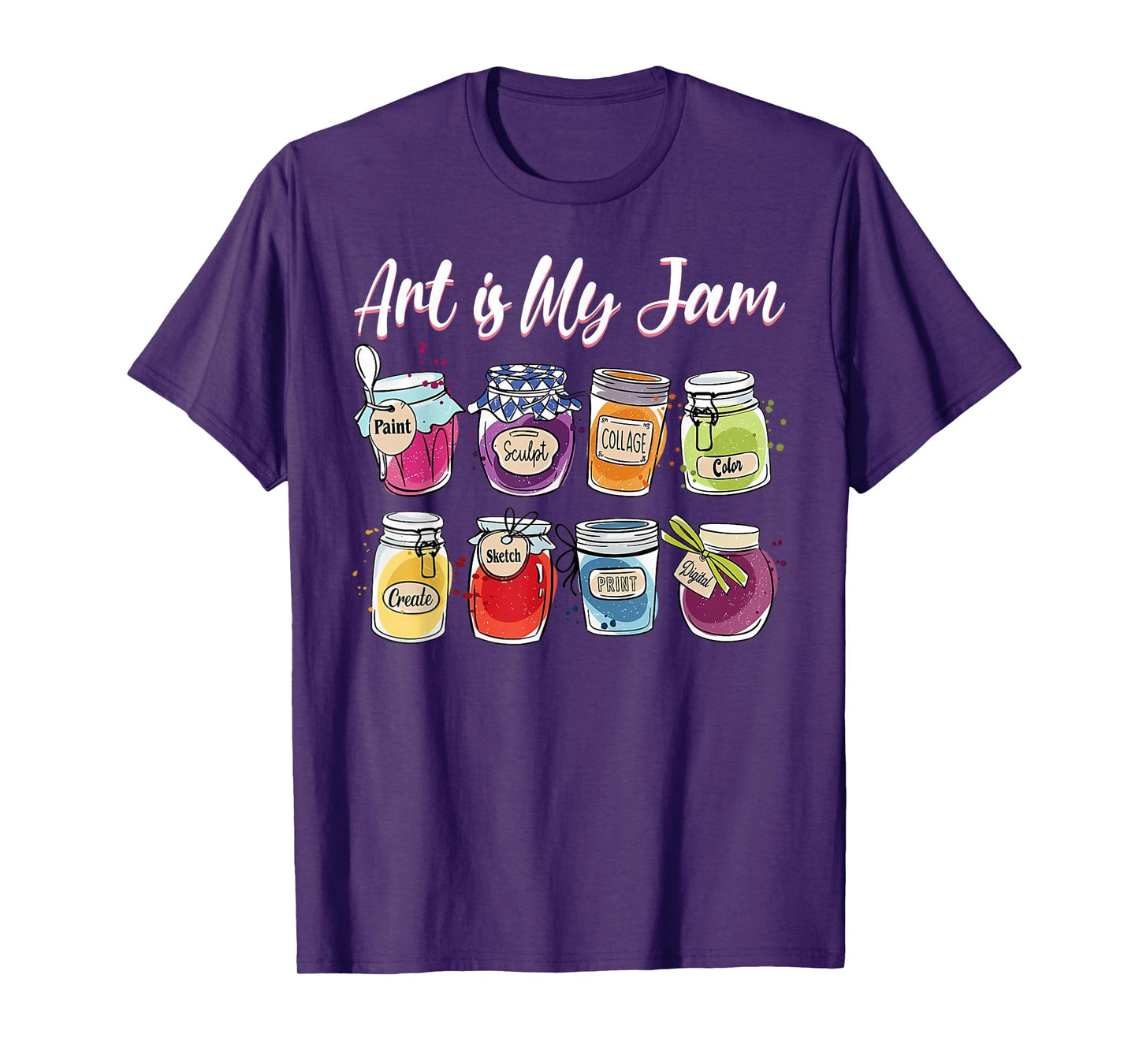 Retro Art Is My Jam Art Teacher Steam Teacher Specials Team T-Shirt