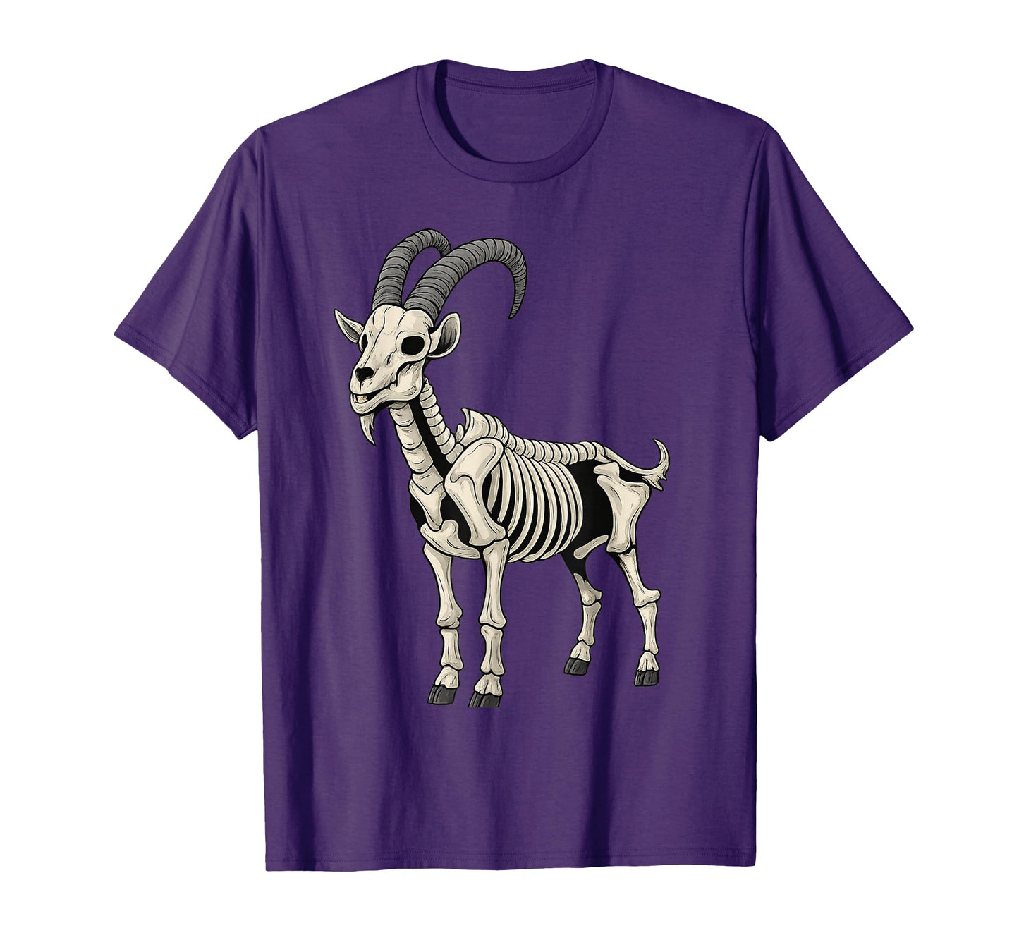 Ghost Goat Skeleton Spooky Halloween Costume T-Shirt