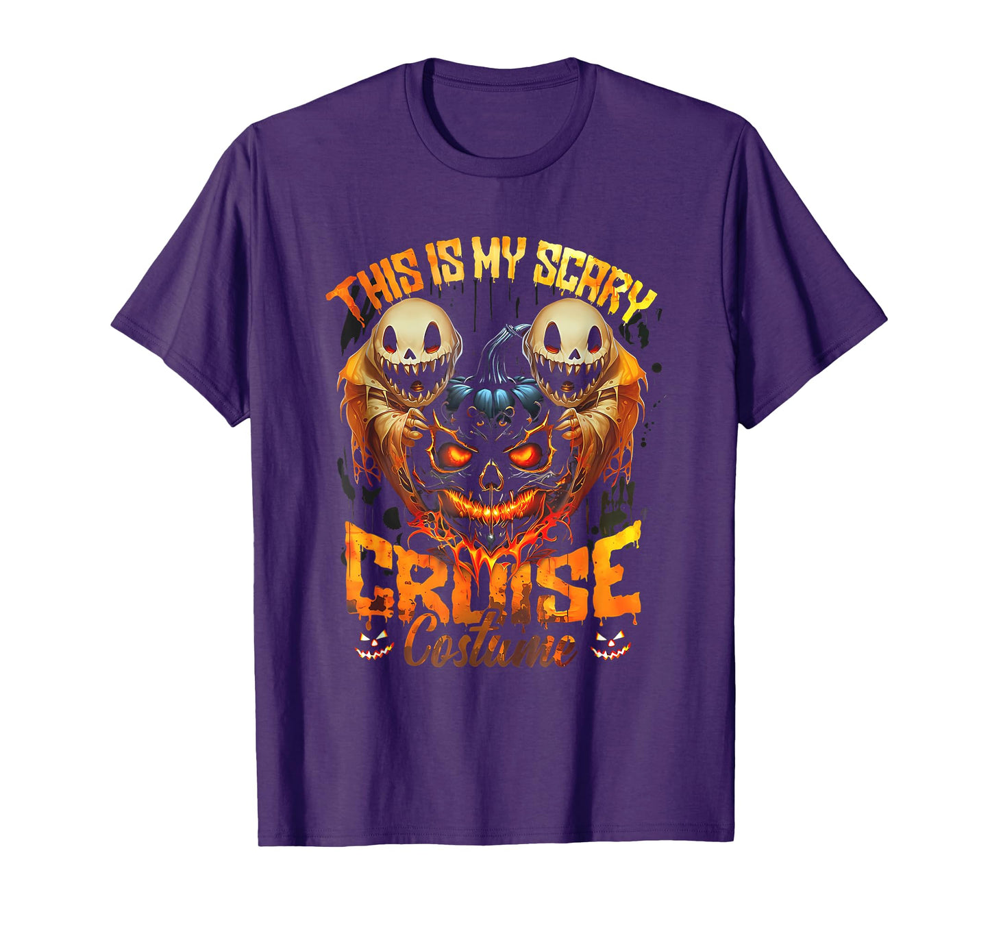 This Is My Scary Cruise Costume Devil Ghost Horror Halloween T-Shirt