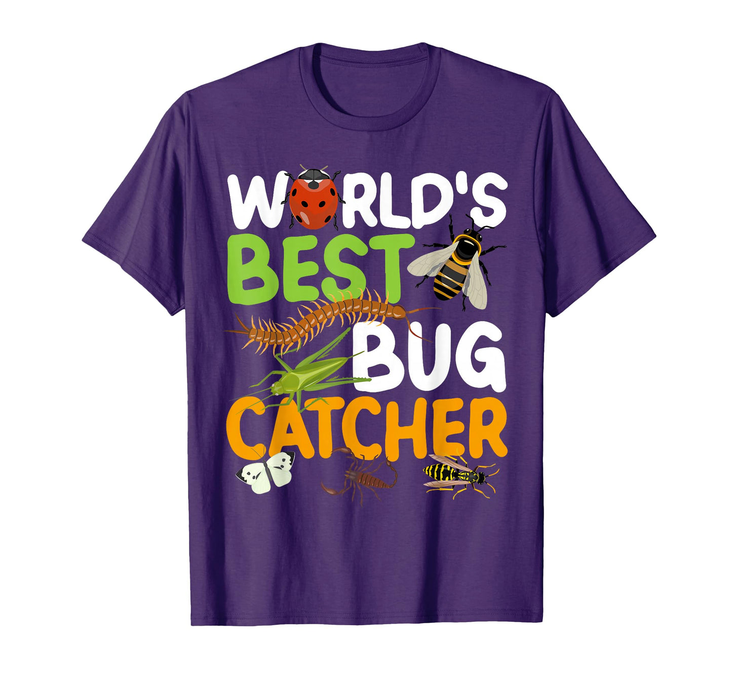 World's Best Bug Catcher Entomology Insect Catching T-Shirt
