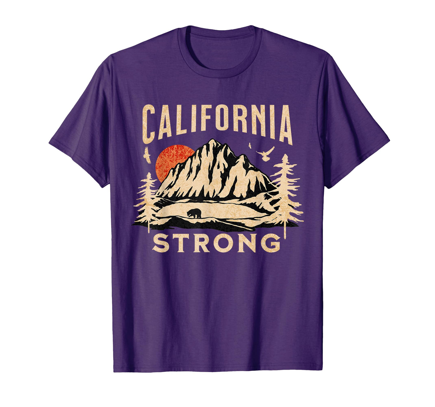 California Strong Grizzly Bear T-Shirt