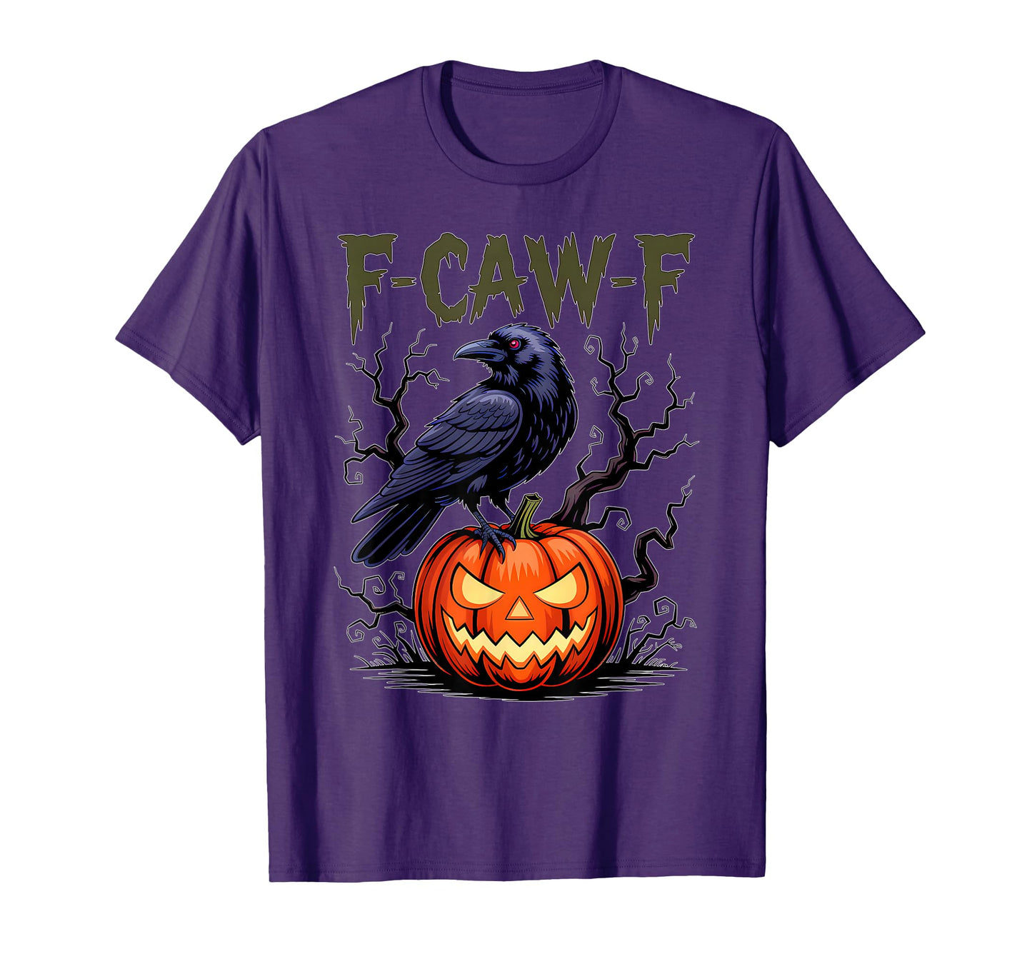 F-Caw-F Funny Quote Humor Meme Crow Halloween Costume T-Shirt