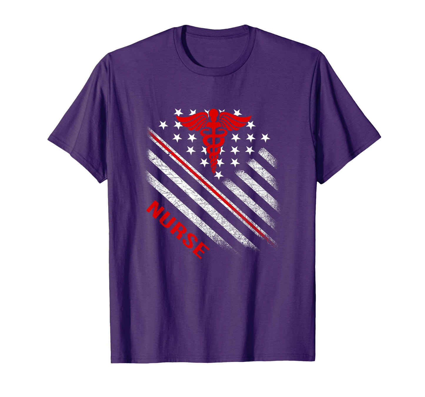 American Flag Patriotic Nurse Nurses Nursing Student T-Shirt