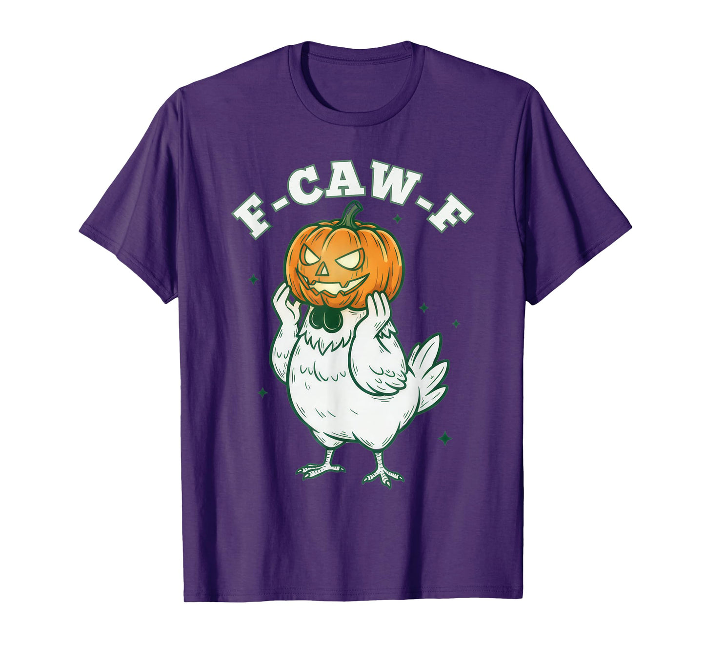 FCAWF Halloween Spooky Meme F-Caw-F Halloween FCAWF Chicken T-Shirt