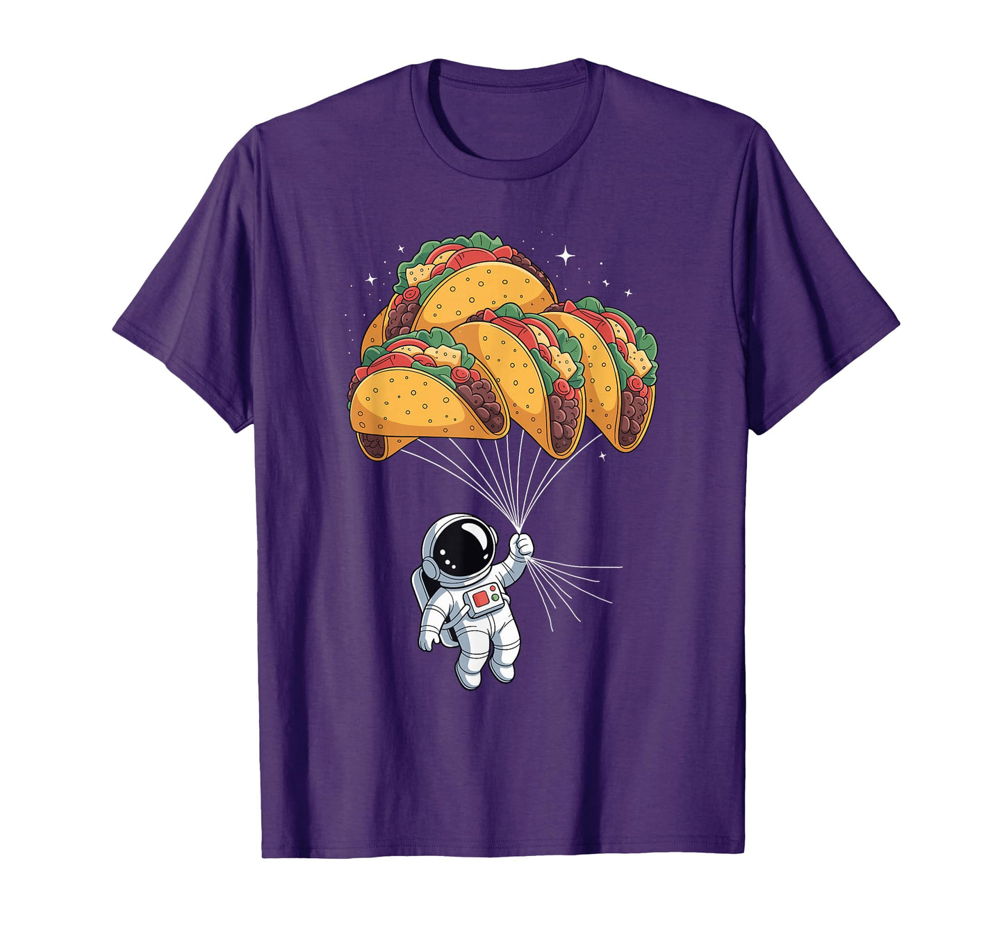 Astronaut Floating Taco Mexican Food Tacos T-Shirt