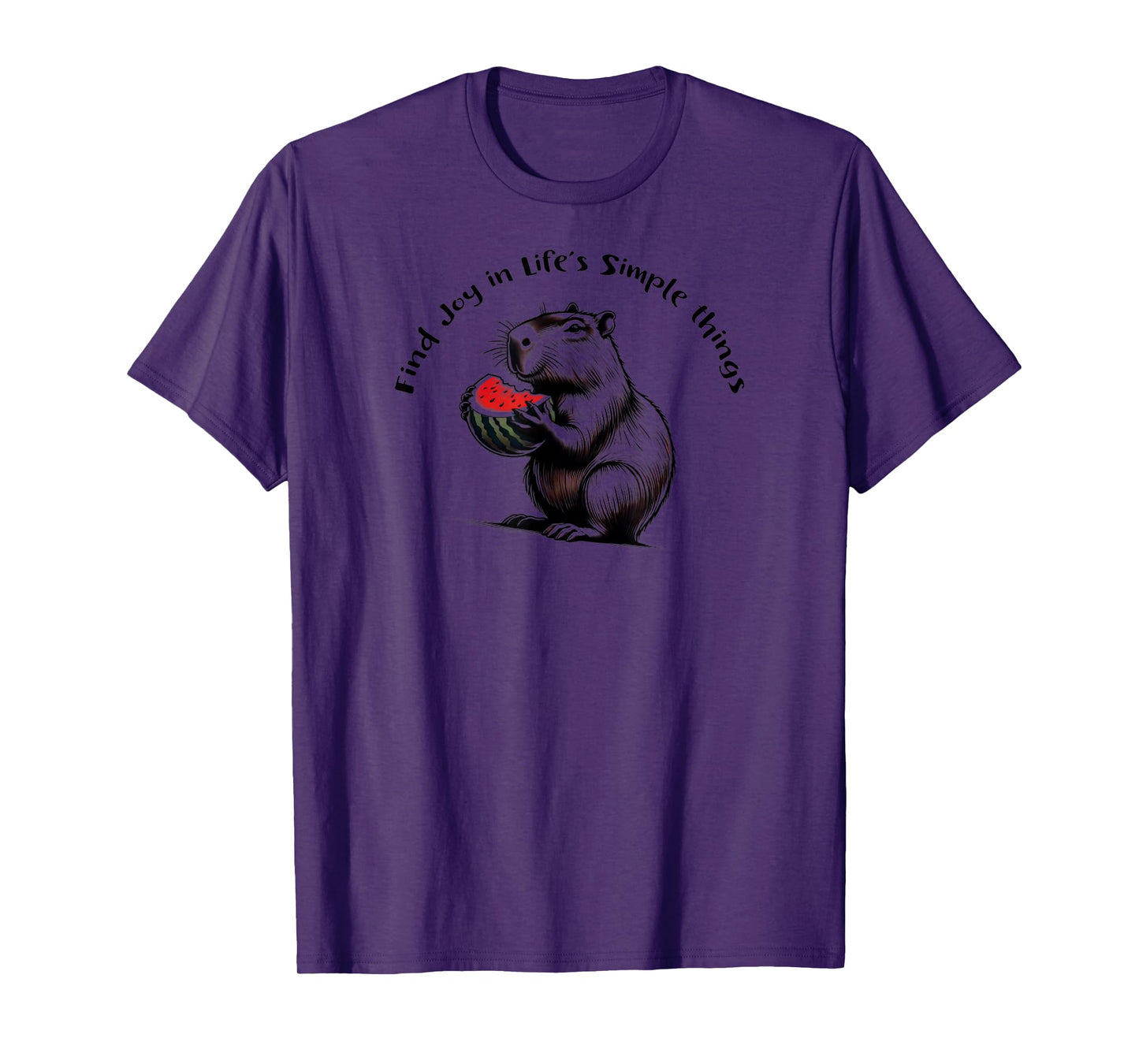 Find Joy in Life's Simple Things Funny Quote Lifestyle T-Shirt