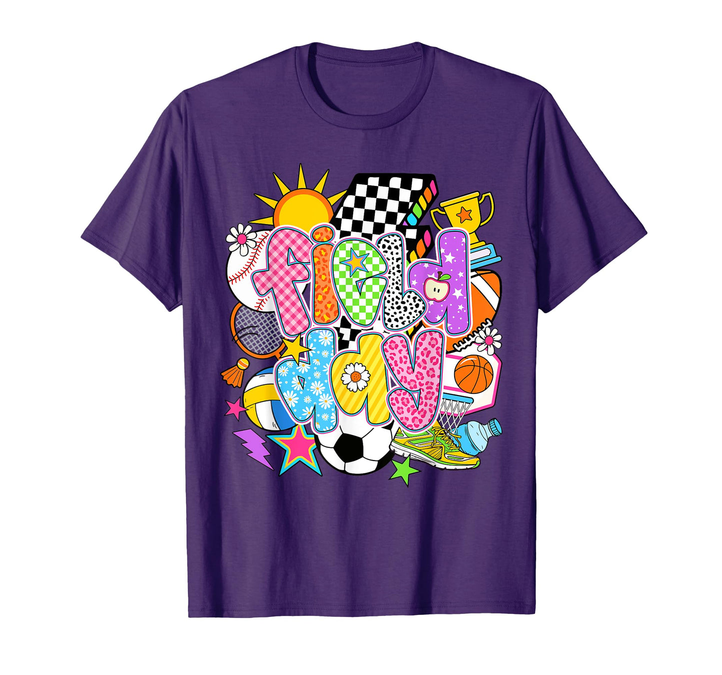 Field Day Fun Day Let The Games Begin Field Trip Teacher Kid T-Shirt