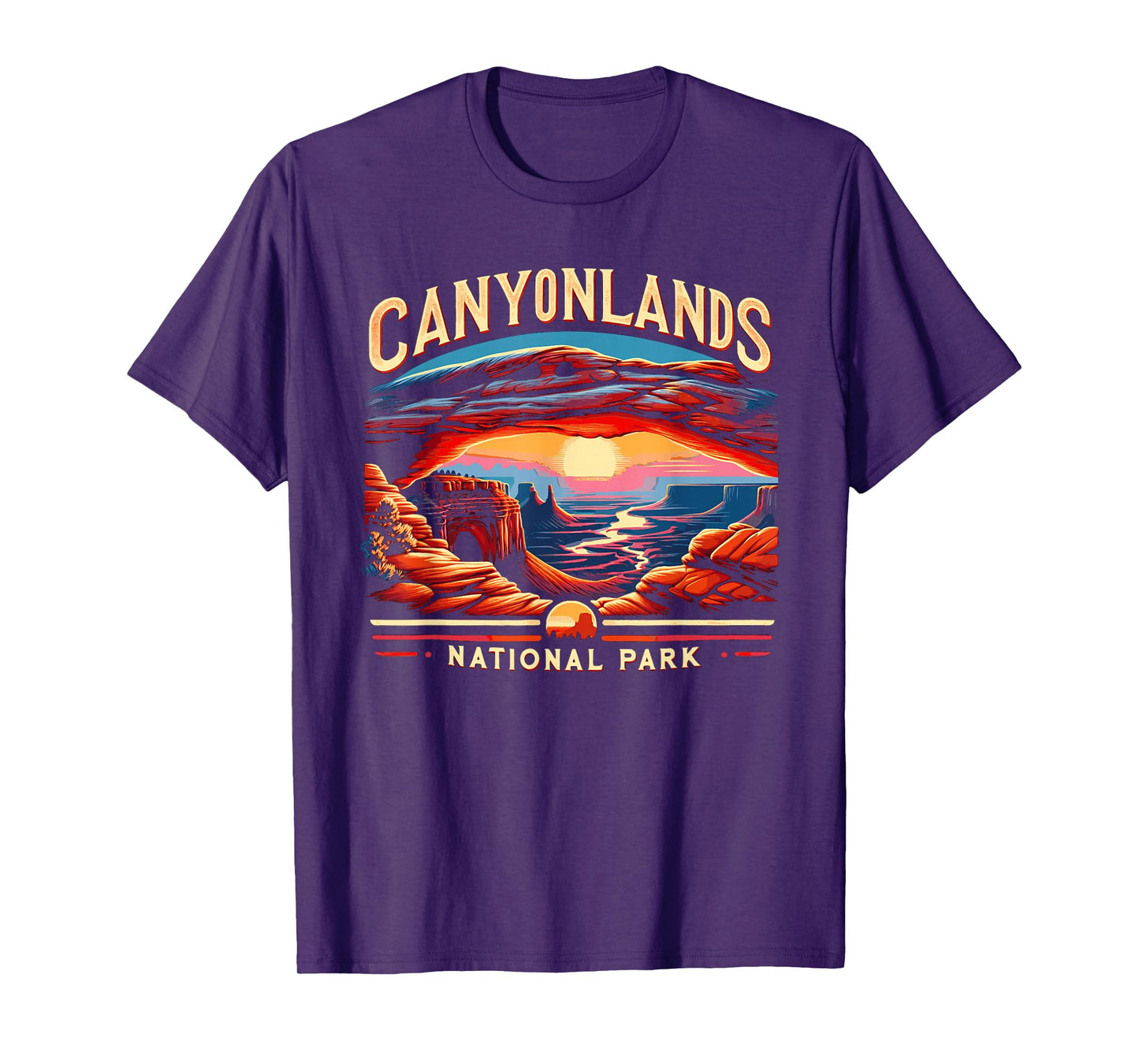 Canyonlands National Park Sunset Landscape Graphic T-Shirt