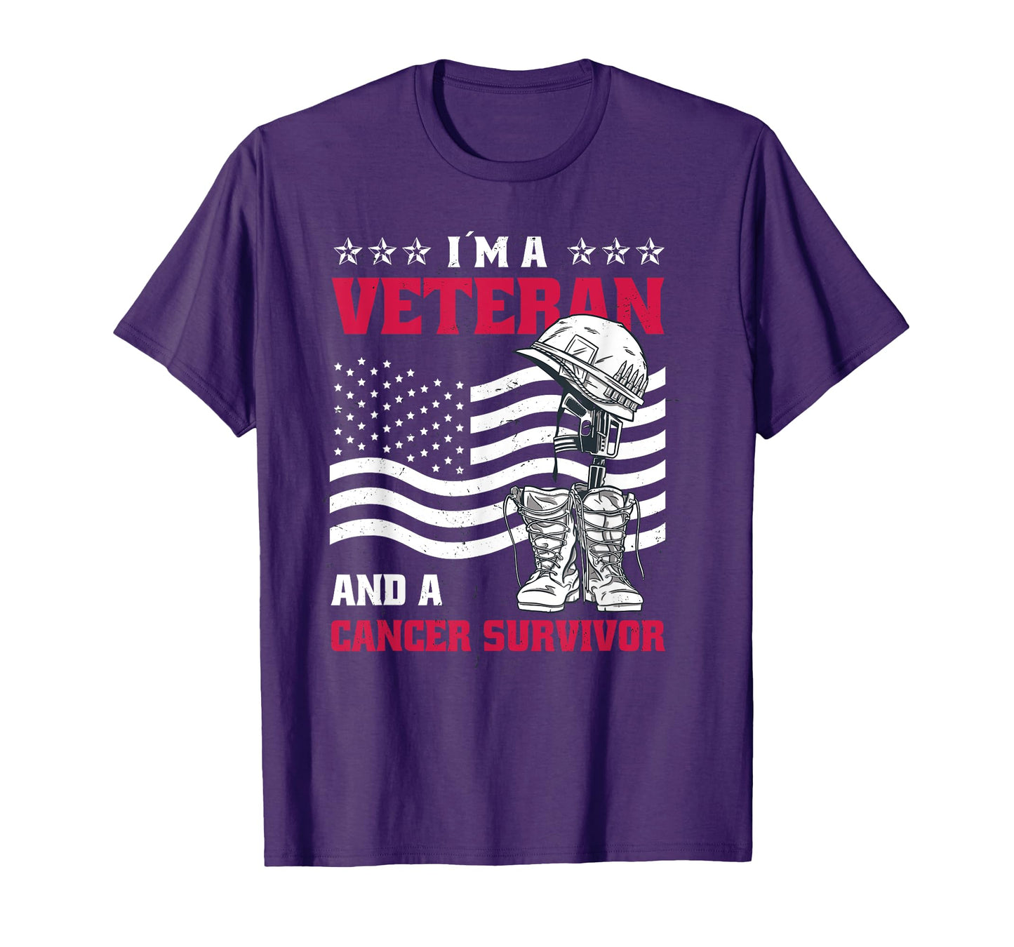Veteran And Cancer Survivor T-Shirt