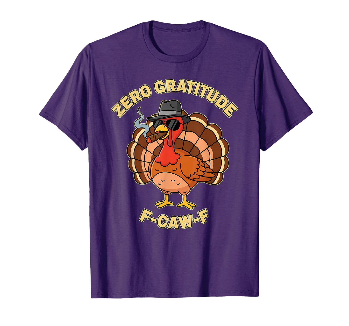 Chicken Rooster F-Caw-F Meme F Caw Funny Thanksgiving Turkey T-Shirt