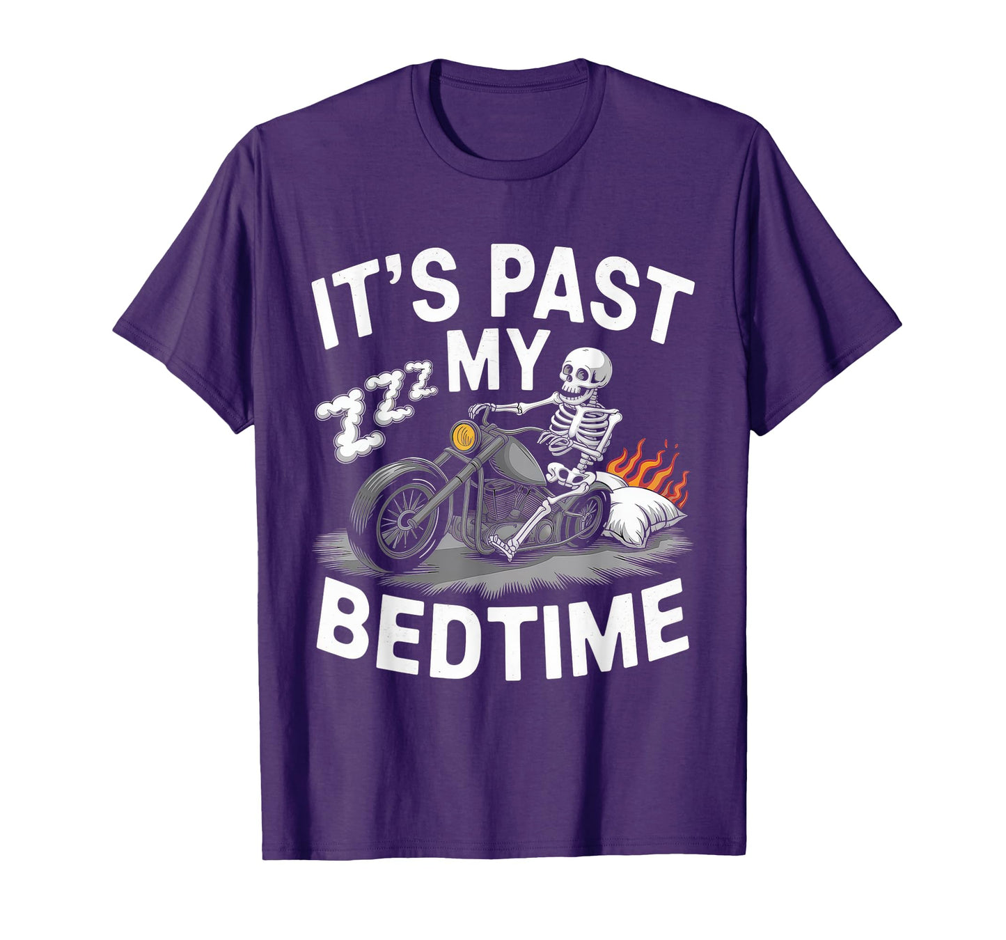 Funny Tshirt Men Humor Skeleton Meme Sarcastic Ironic Tired T-Shirt