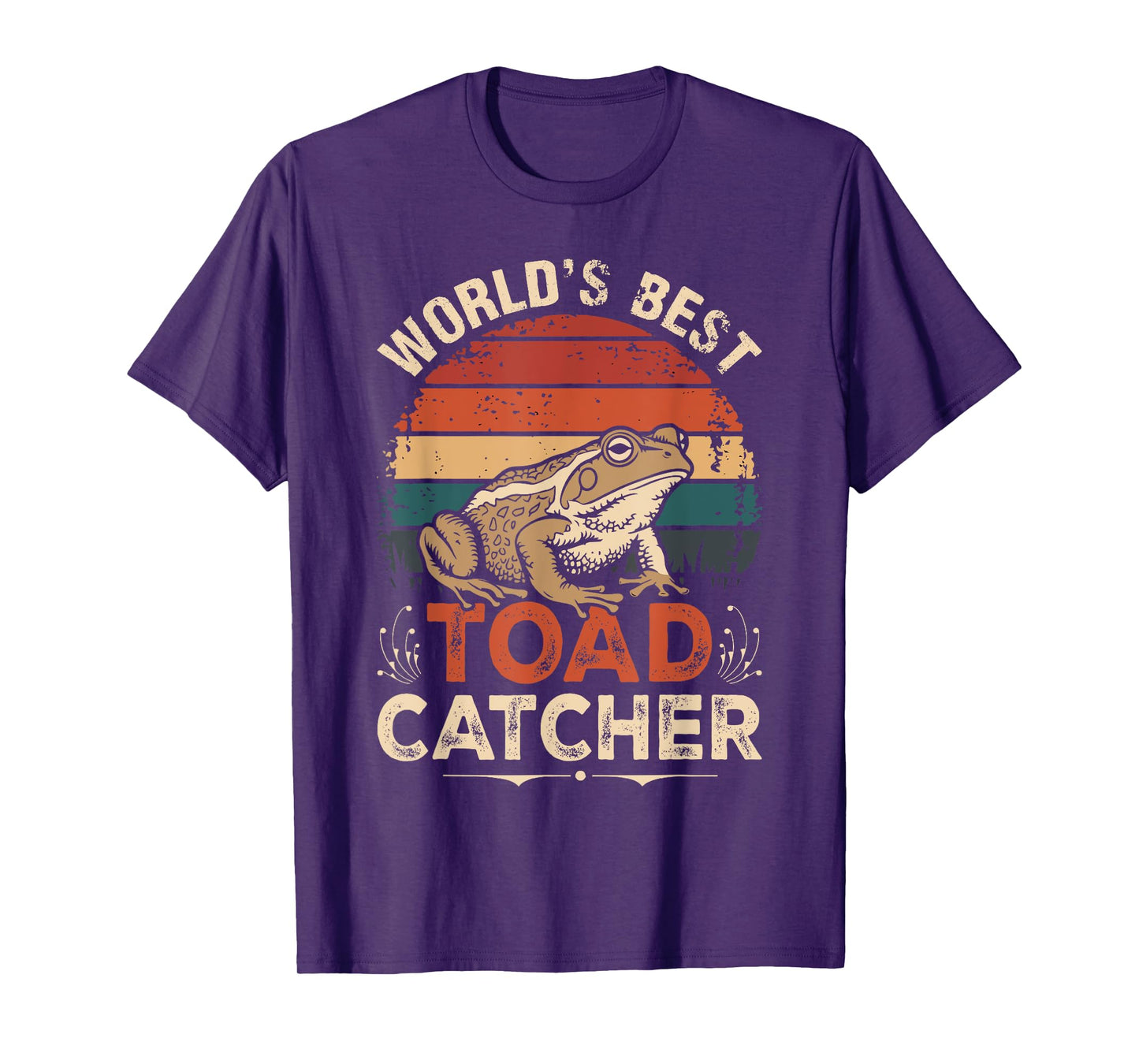 World's Best Toad Catcher Funny Amphibian Toad Men Boys T-Shirt