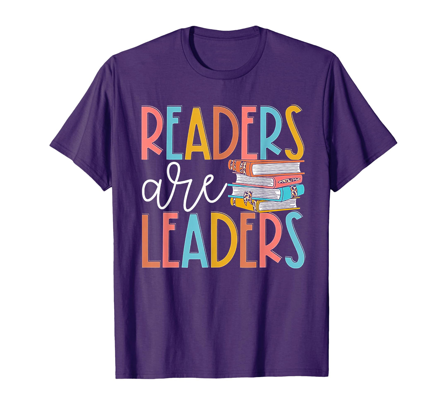 Funny Readers Are Leaders Book Tee Shirt - Black Unisex-Adults T-Shirt - Small - Short Sleeve - Cotton 65%, Polyester 35%
