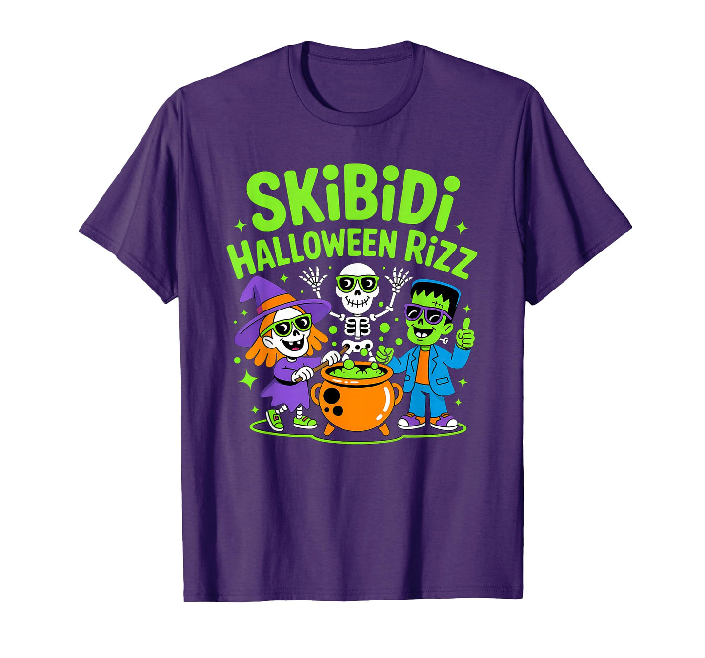 Skibidi Halloween Rizz - Funny Halloween Rizz Shirt T-Shirt