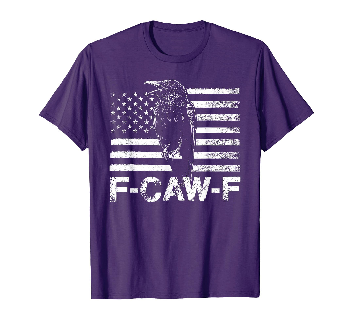 F Caw F Funny Meme Gothic Halloween 2025 T-Shirt