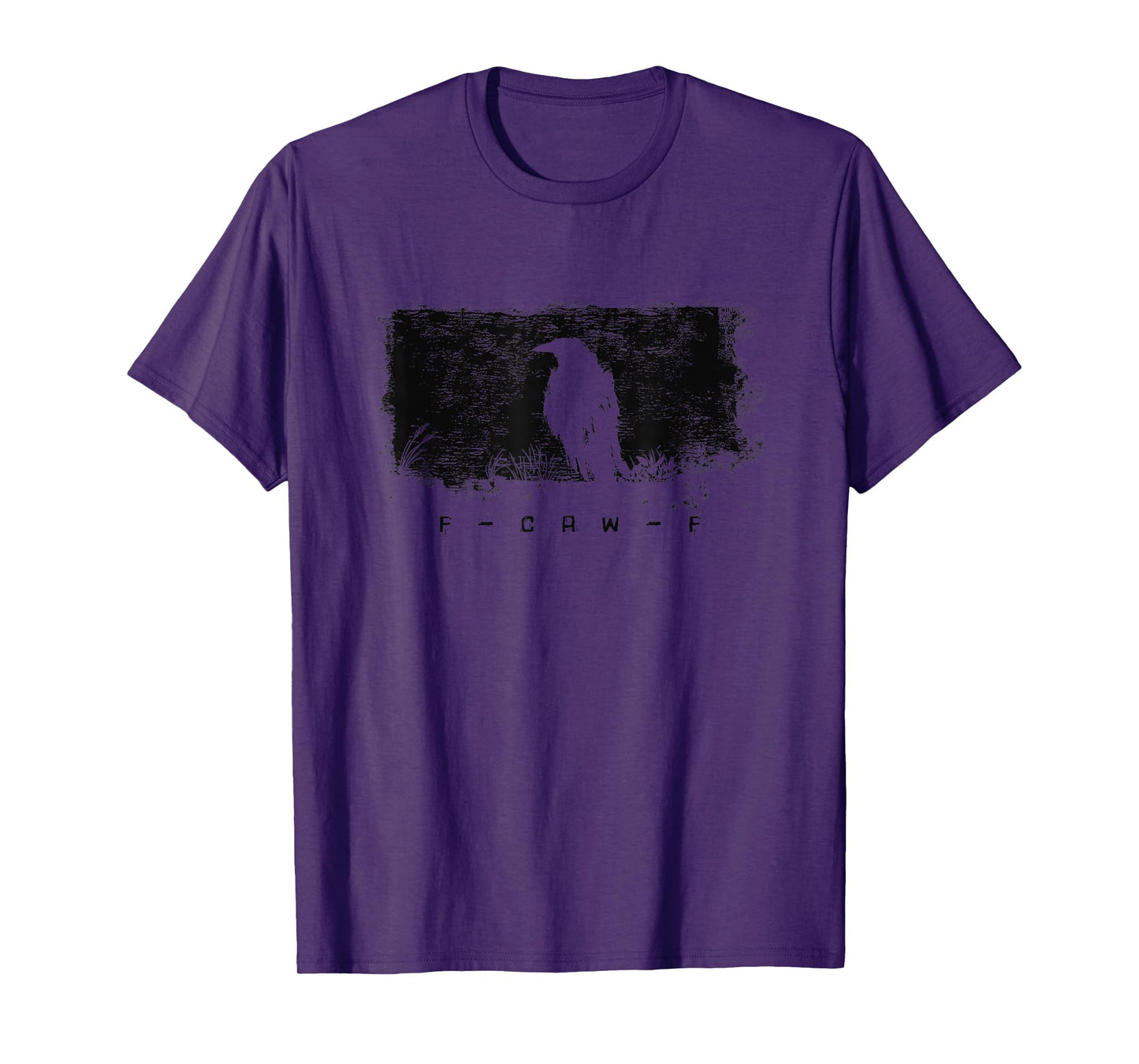 F-CAW-F Crow Meme Dark Bird Adult Humor T-Shirt