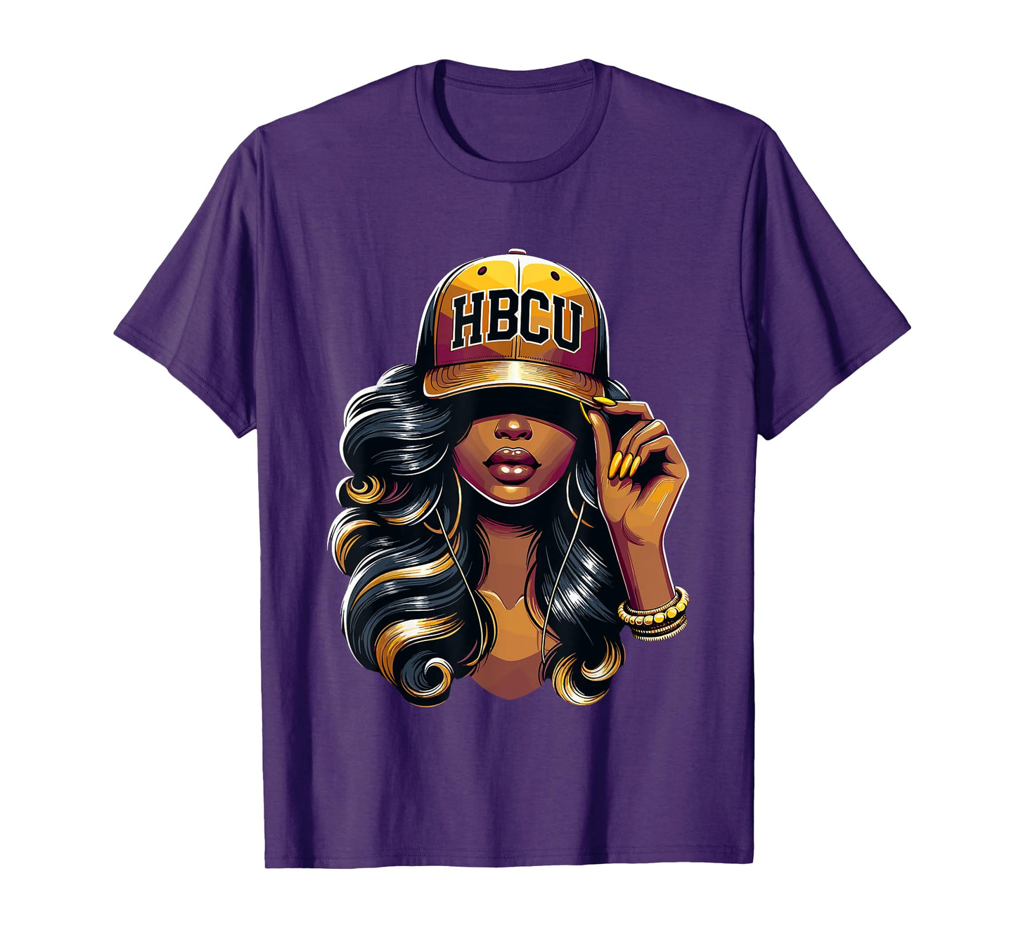 Beautiful Black Educated Girl HBCU T-Shirt