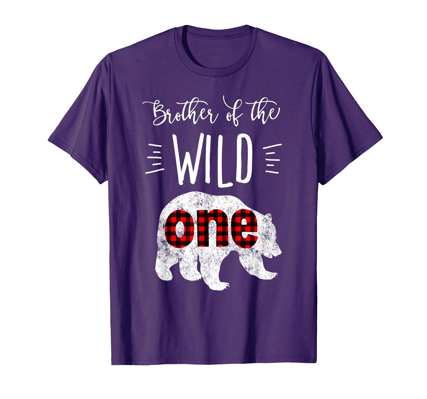 Brother of the Wild One Shirt Bear Lumberjack 1st Birthday T-Shirt