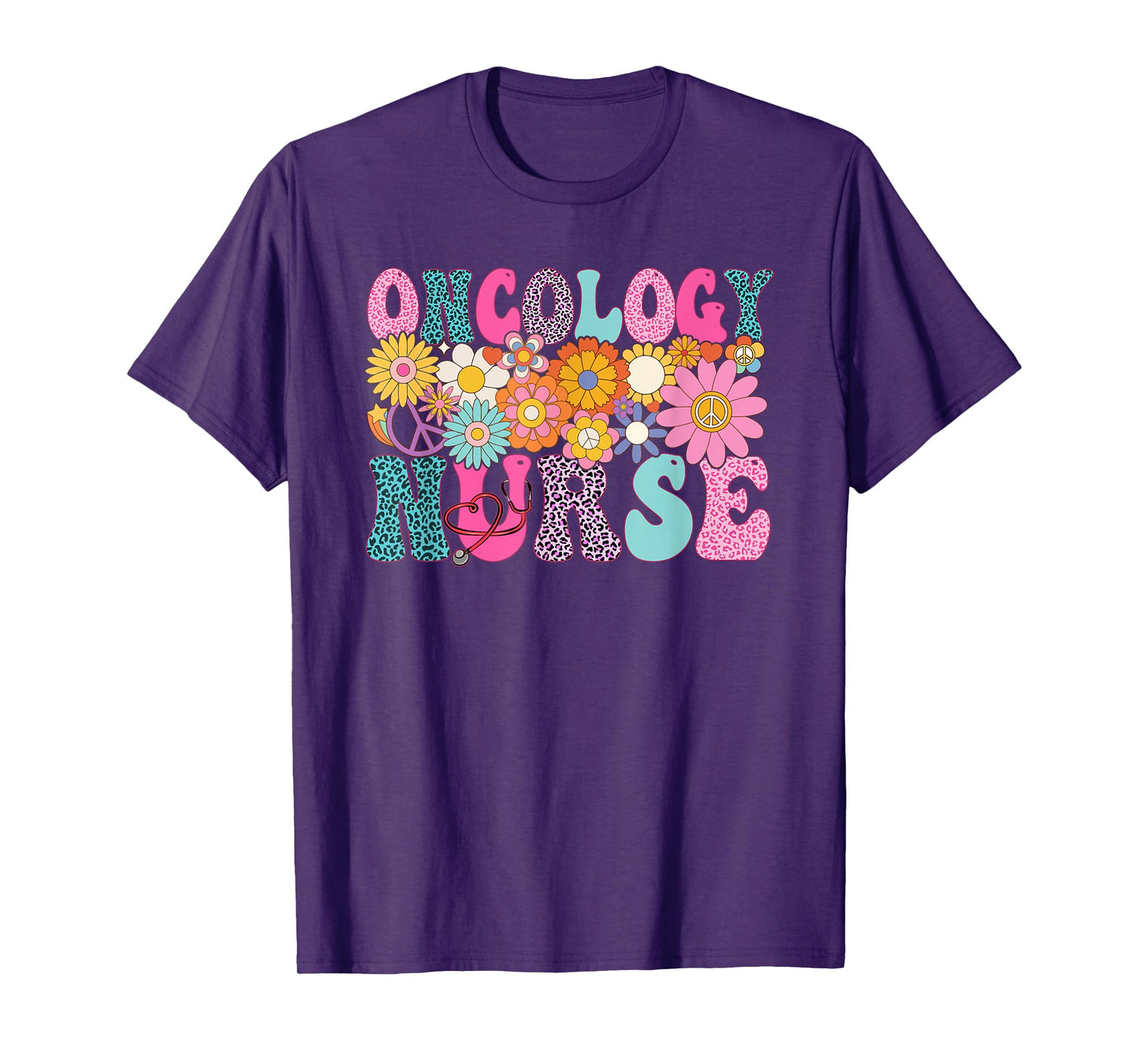 Oncology Nurse Week Groovy Appreciation Day For Women T-Shirt