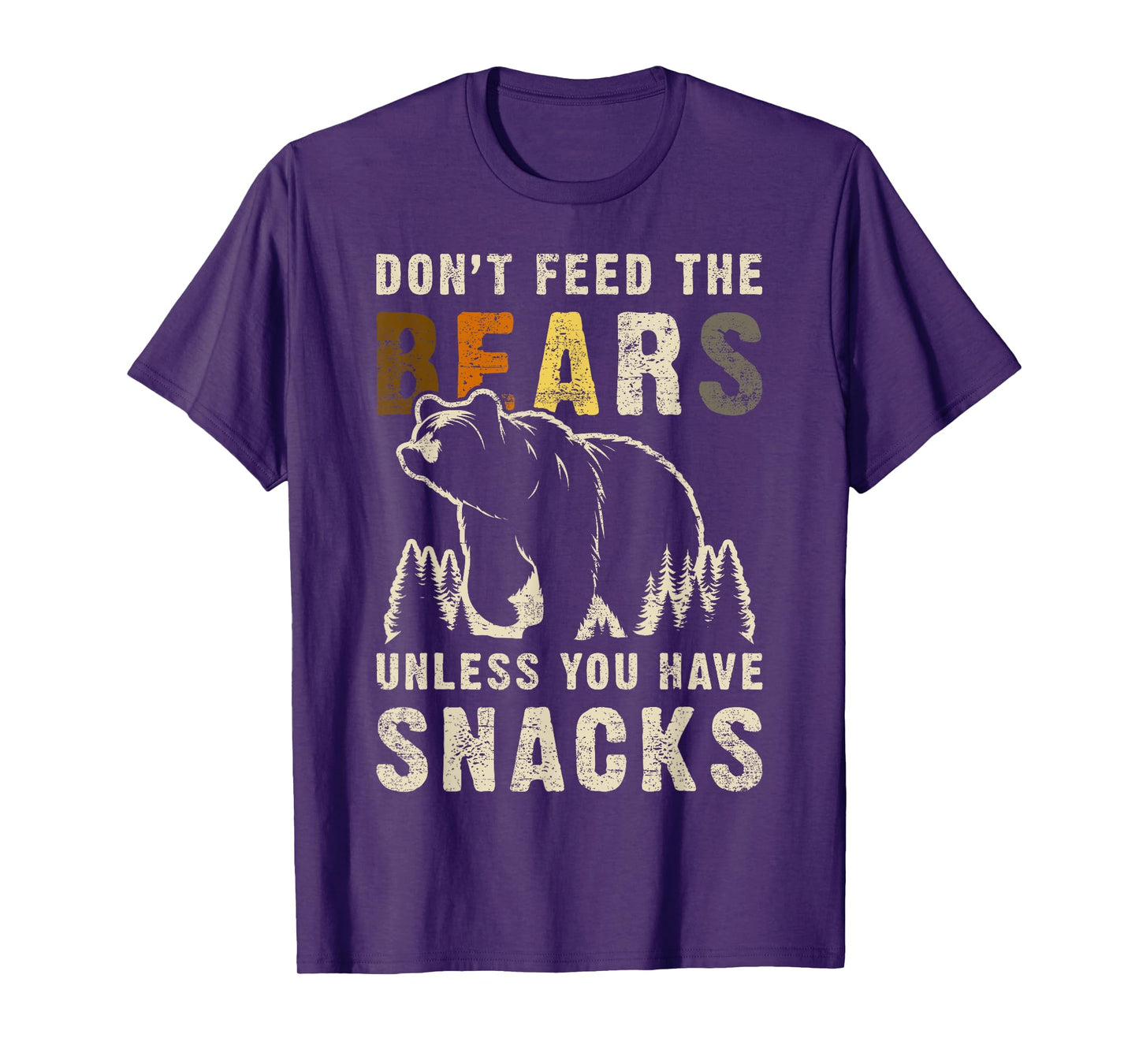 Gay Bear Pride Don't Feed Bears Funny Bear Flag T-Shirt