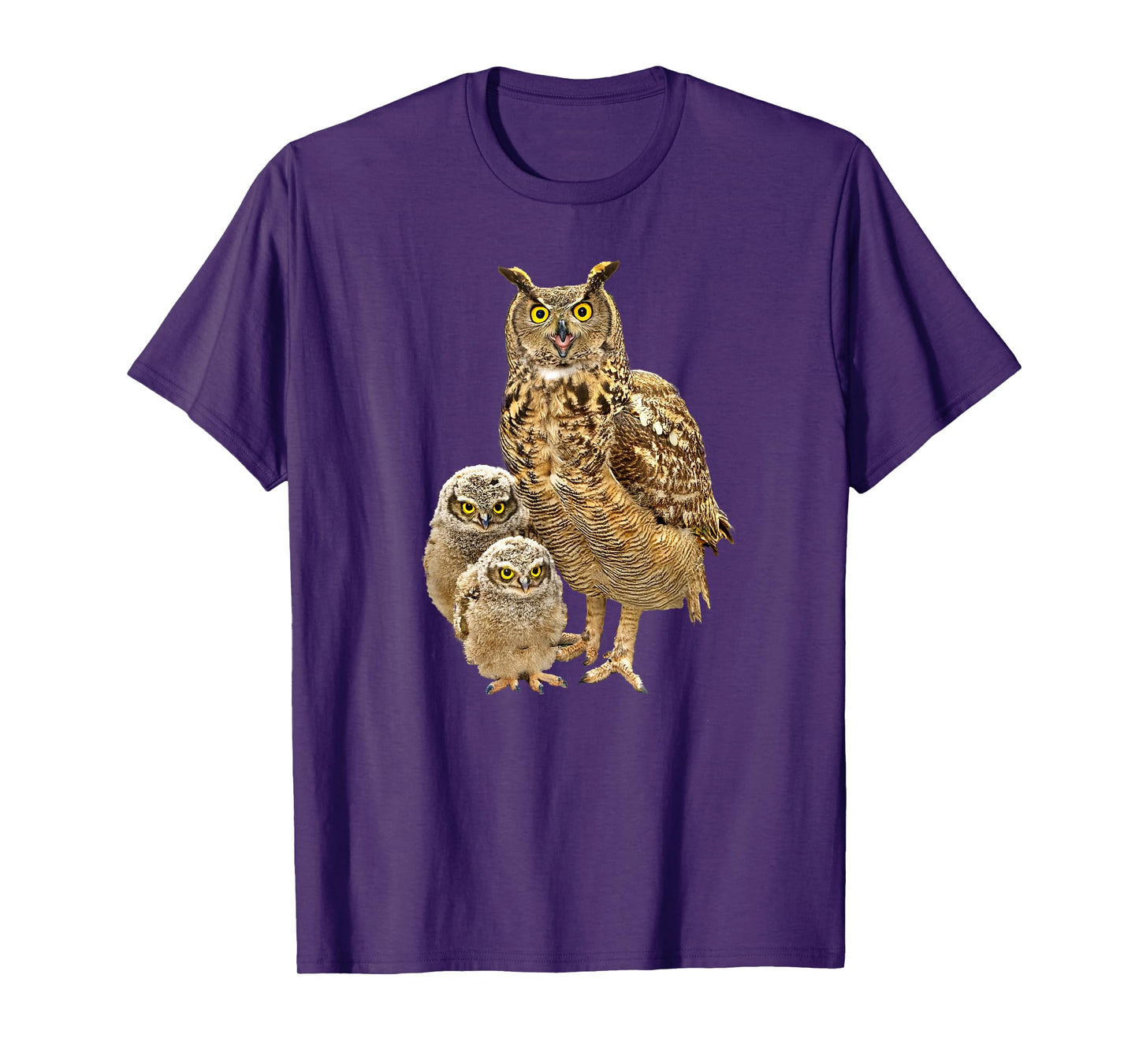 Owl Shirt - Cute Owl with Baby Owlets for Owl Lovers T-Shirt