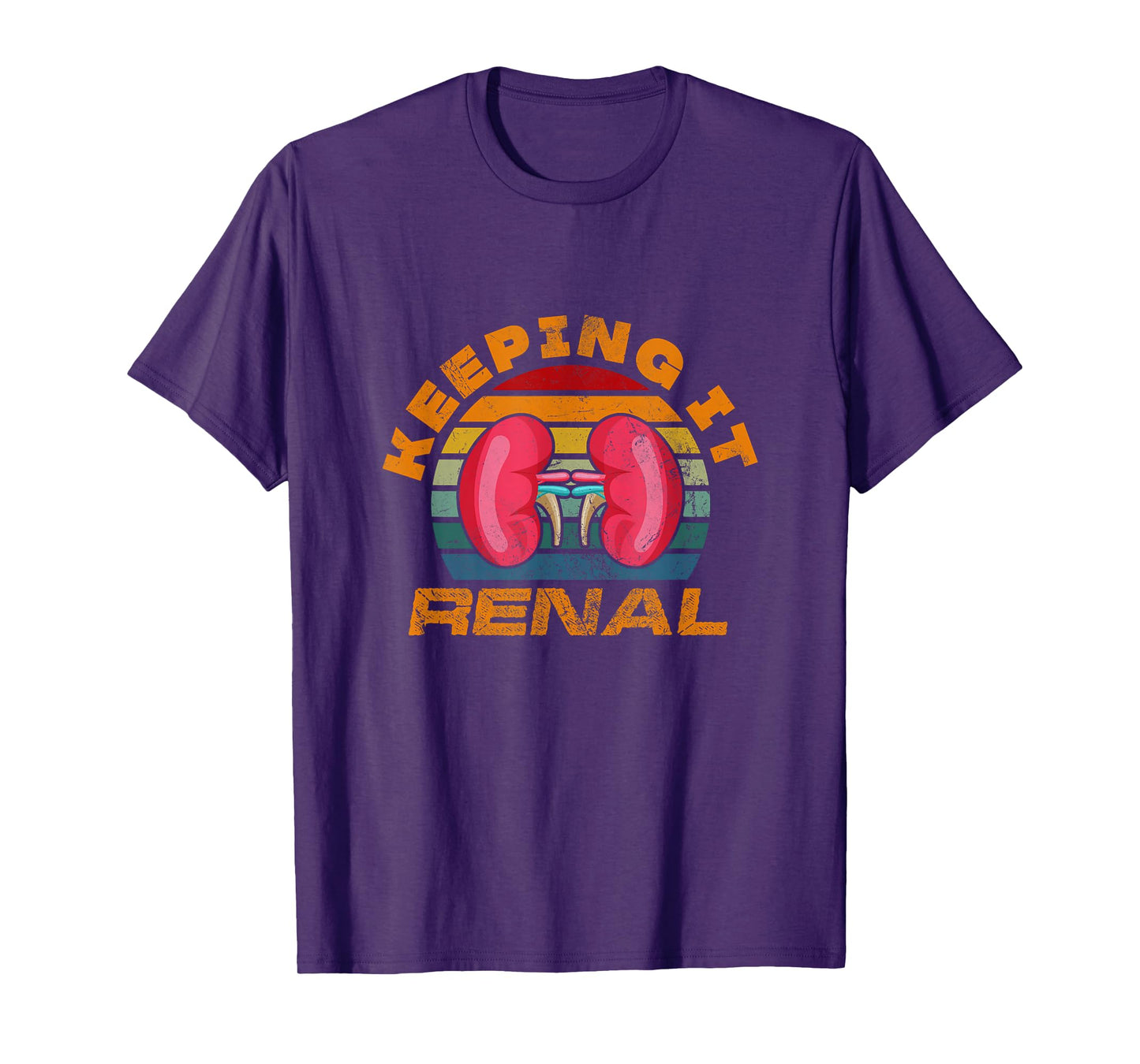 Keeping It Renal Kidney Nephrology Dialysis Vintage T-Shirt