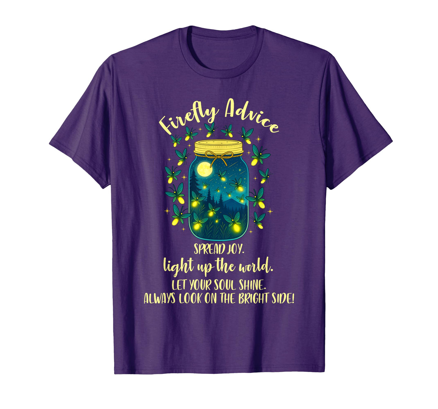 Firefly Lover Insect Lover Summer Nights Firefly Advice T-Shirt