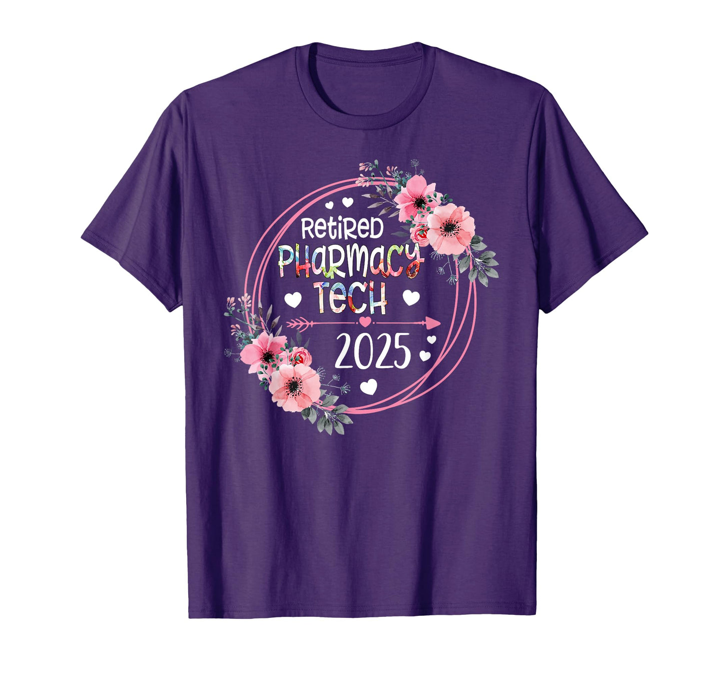 Retired Pharmacy Tech Est 2025 Retirement Gifts RN Nurses T-Shirt
